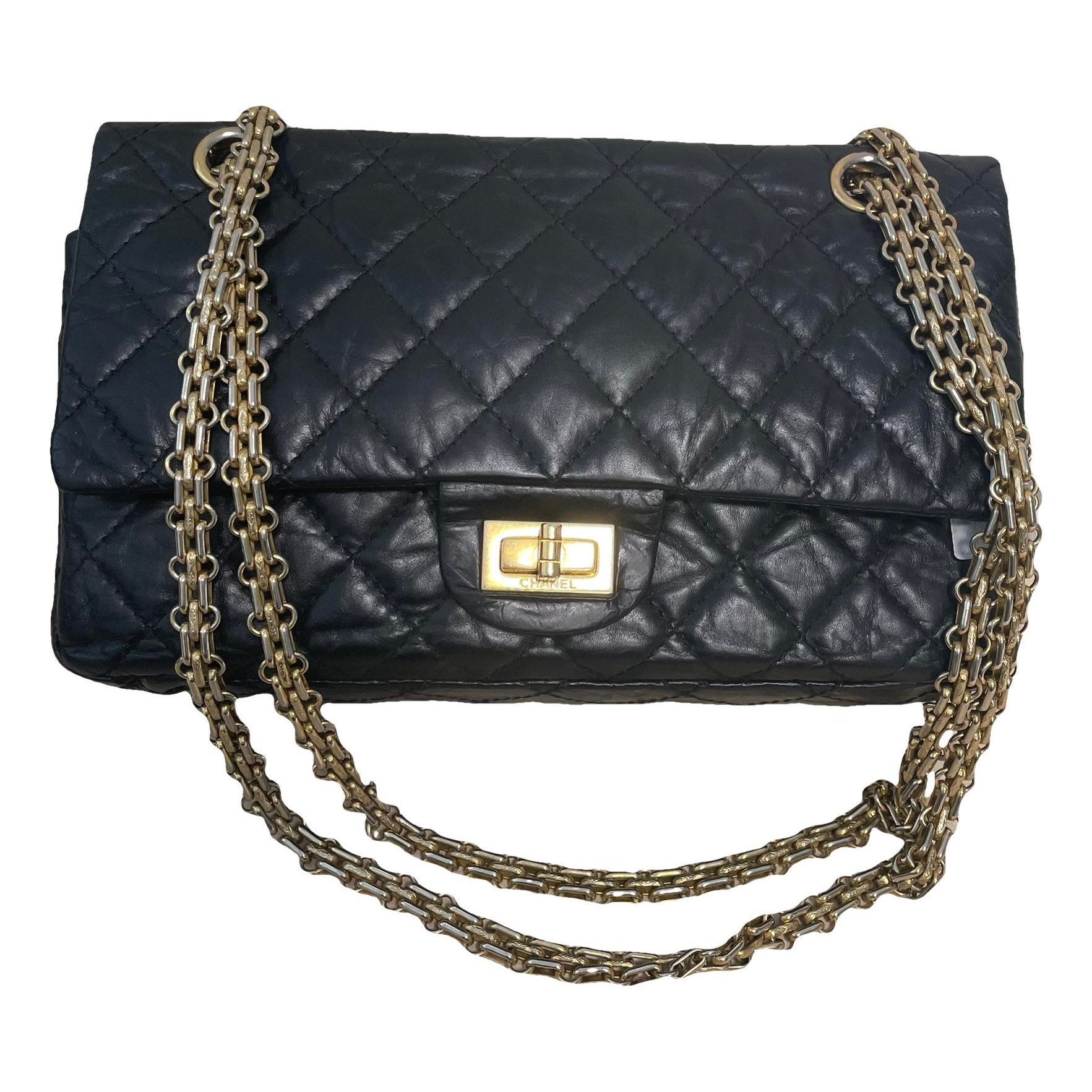 2.55 leather handbag