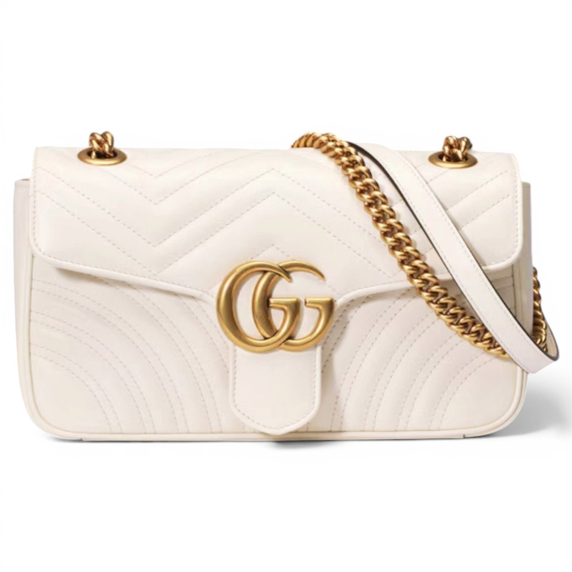 GG Marmont Flap leather crossbody bag