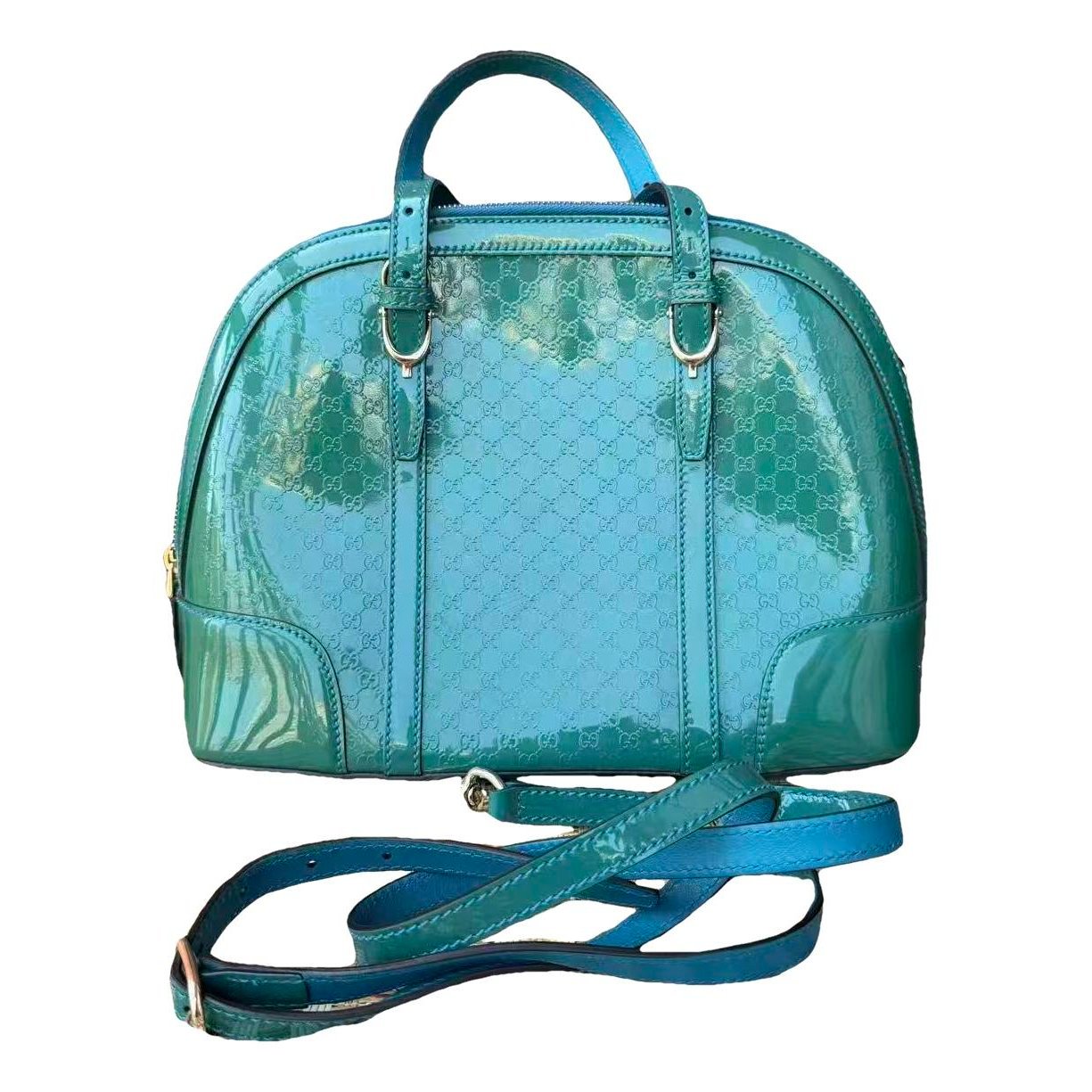Dôme leather handbag