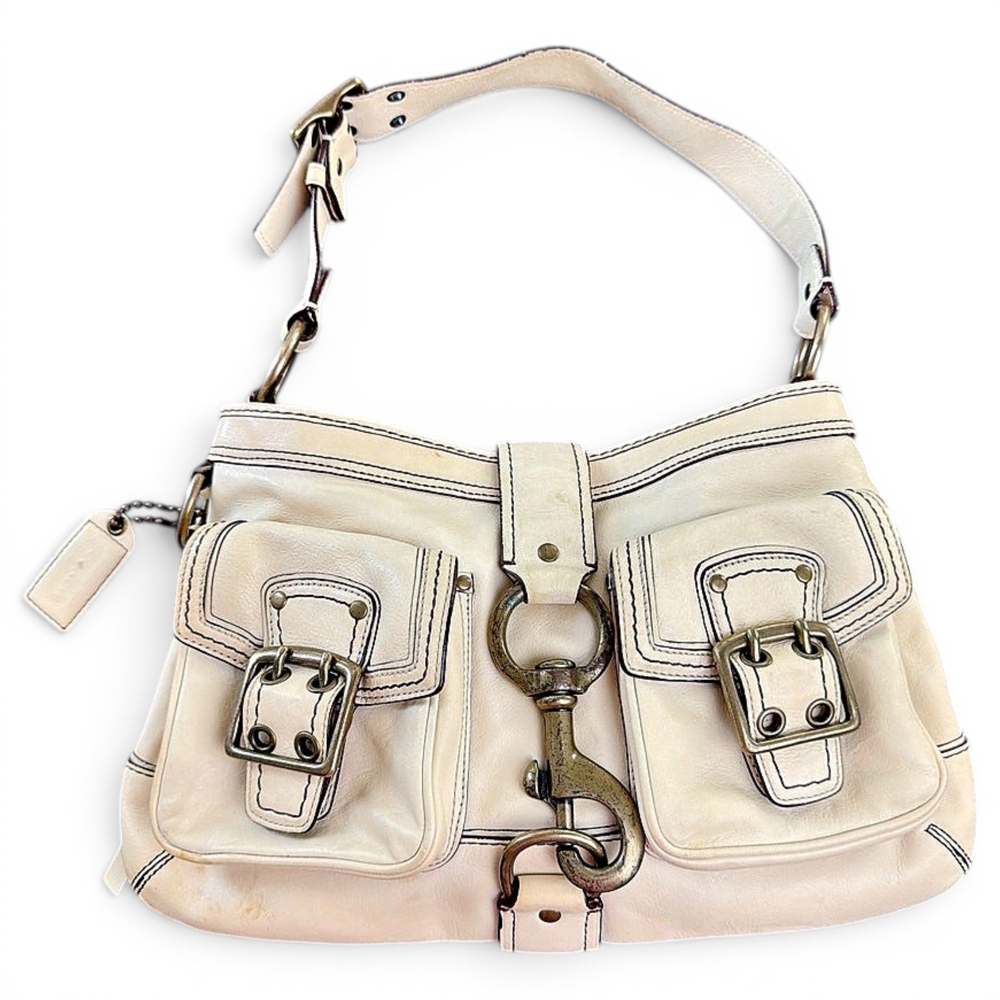 Signature Sufflette leather handbag