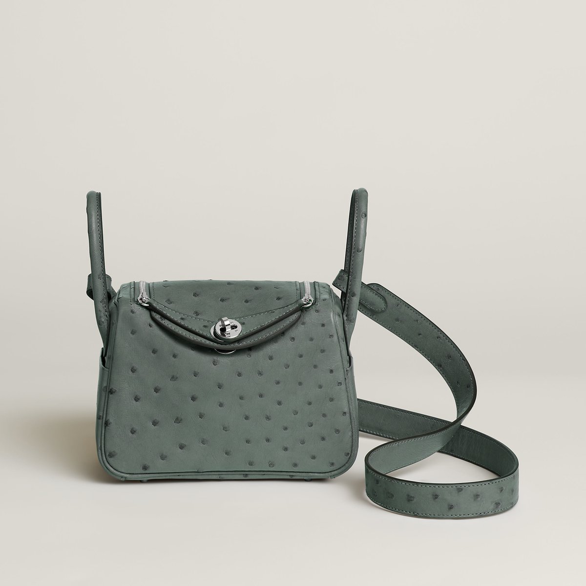 Hermès Lindy Mini in Gris Mouette