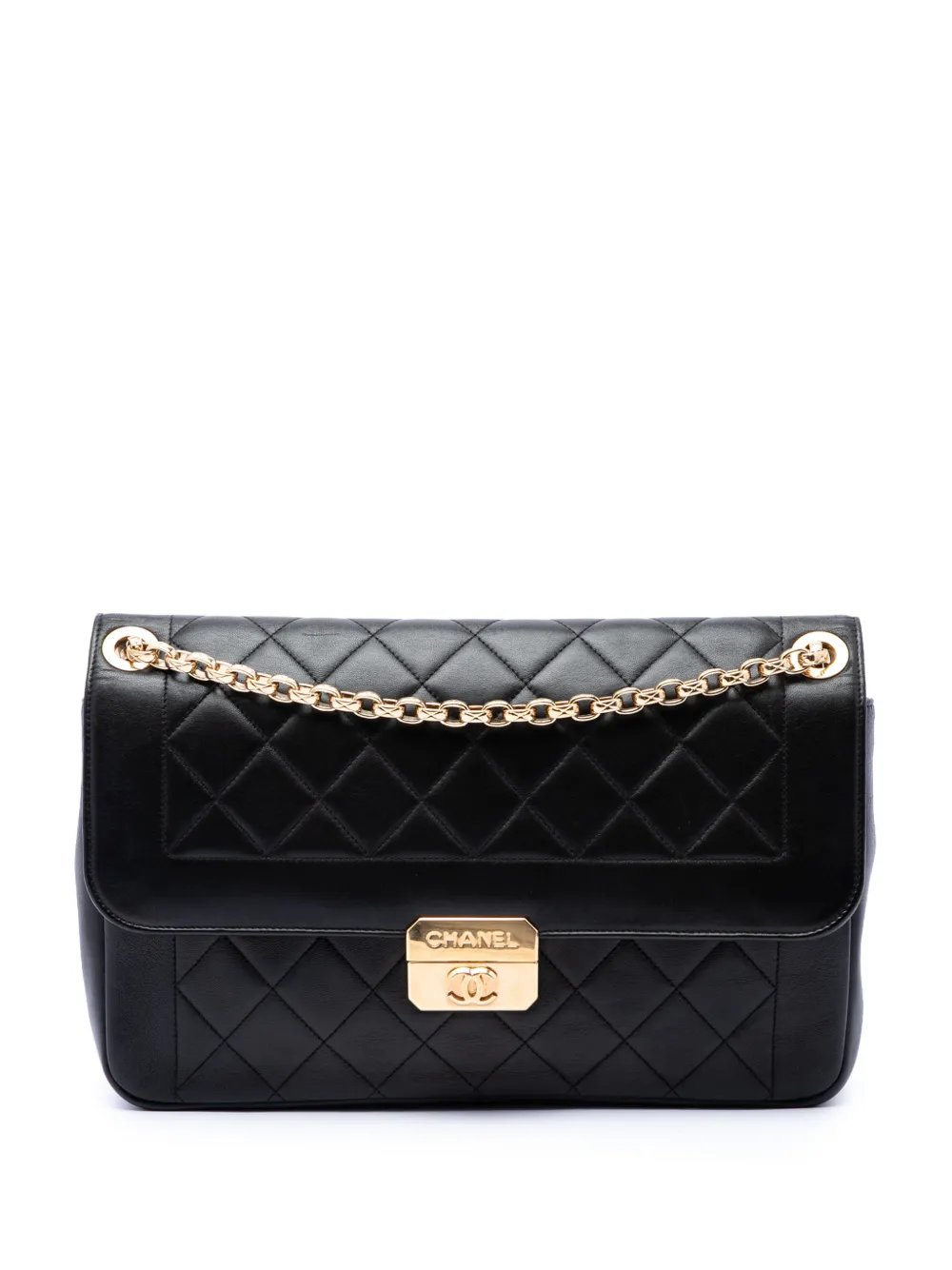 2014 Large Lambskin Chic With Me Flap crossbody bag