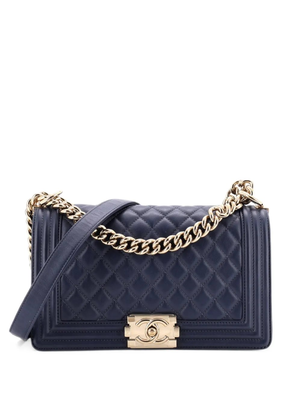 Boy Flap Bag Quilted Calfskin Old Medium shoulder bag
