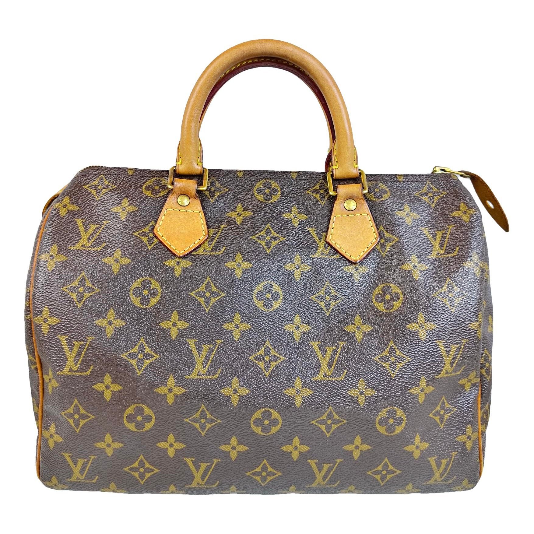 Speedy leather handbag