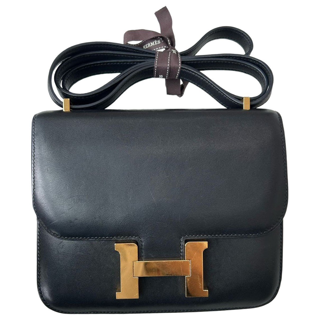 Hermes Constance leather handbag