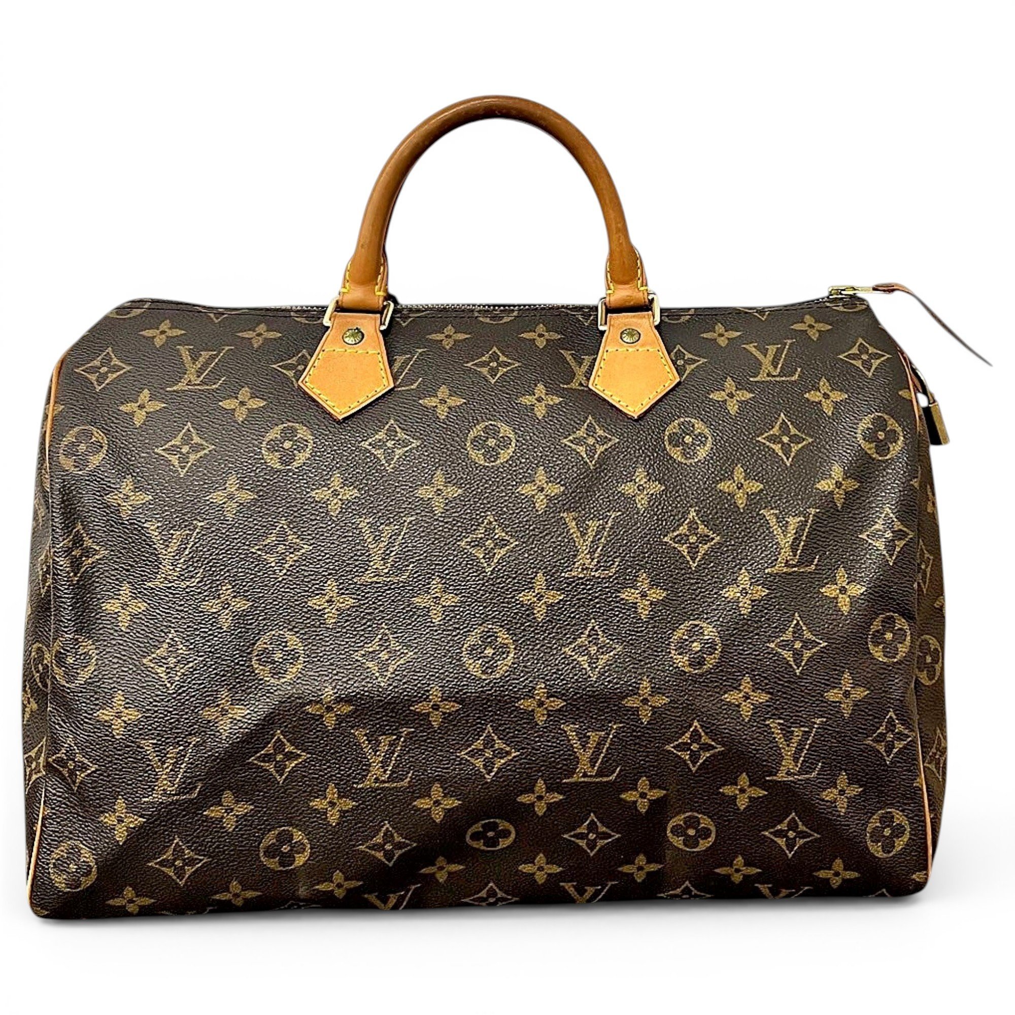 Speedy leather handbag