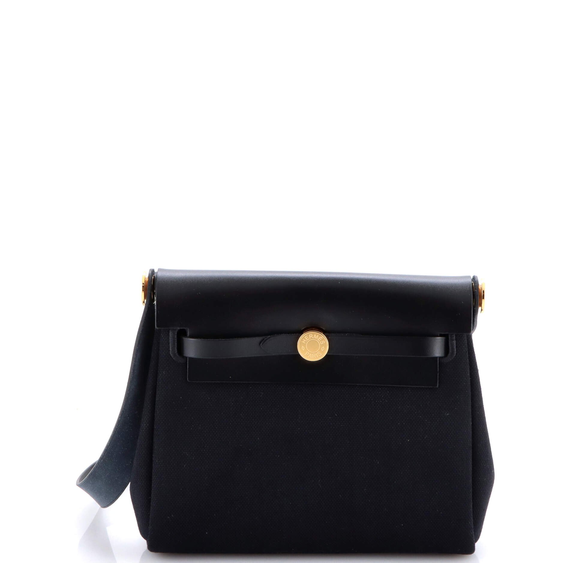 Hermes Herbag Zip Toile and Leather 20