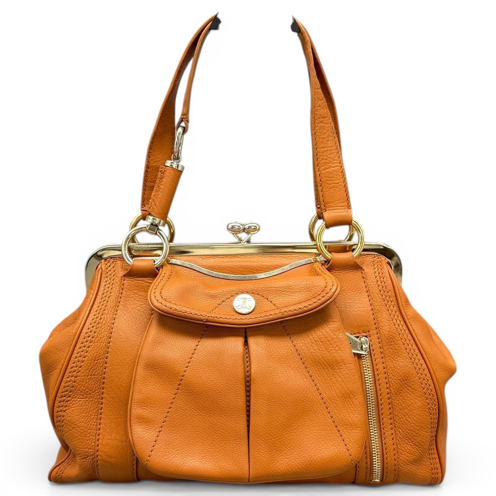 Leather handbag