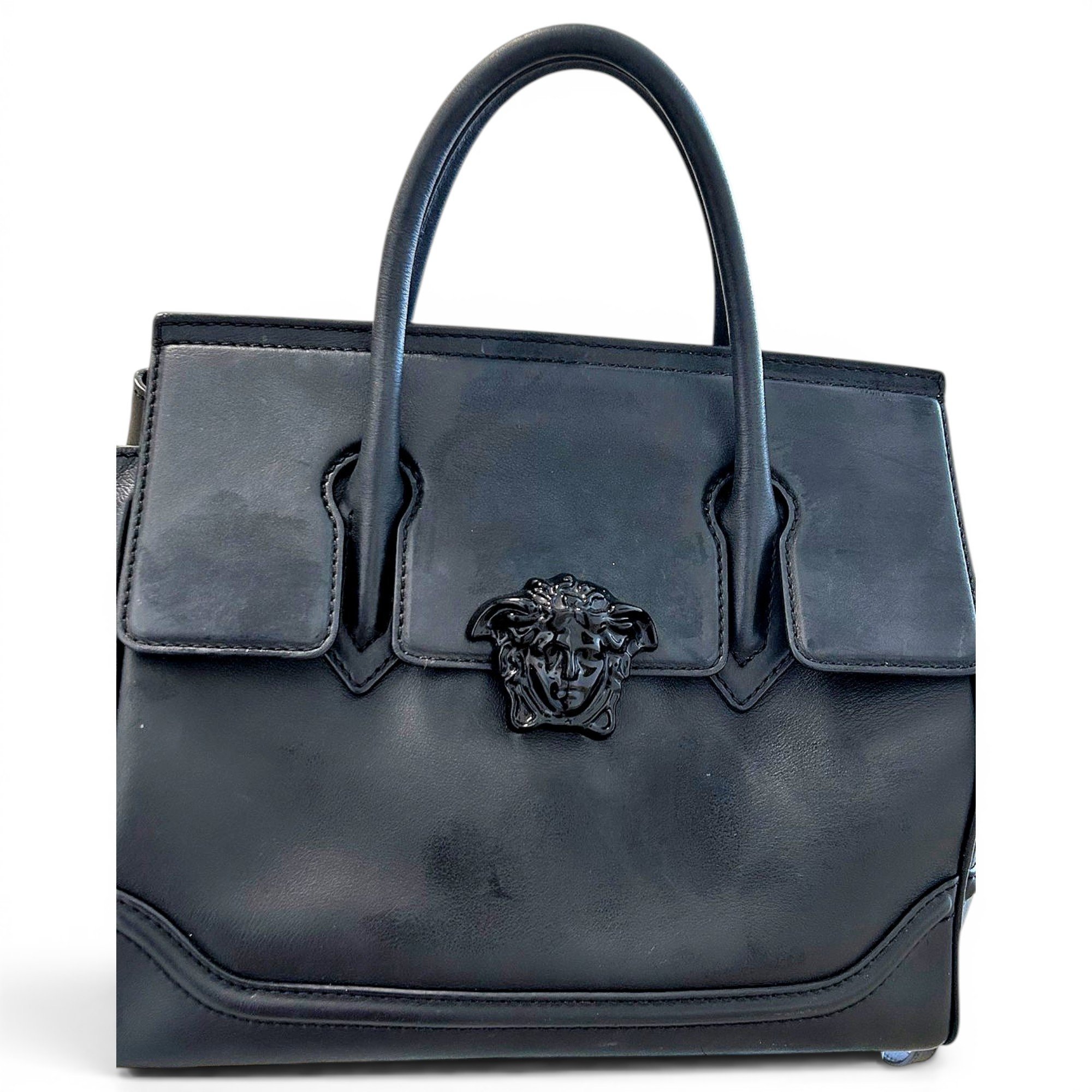 La Medusa leather handbag