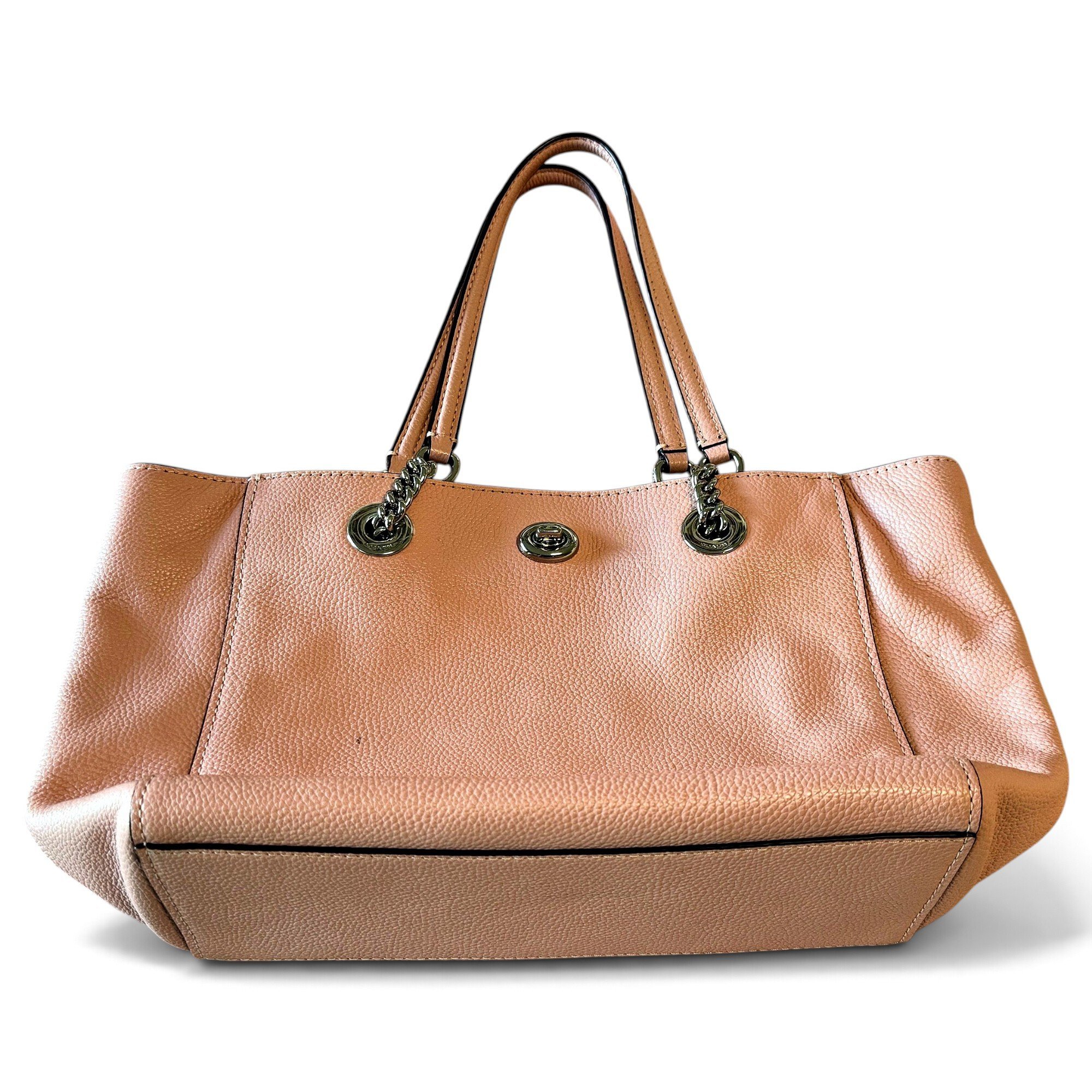Leather tote