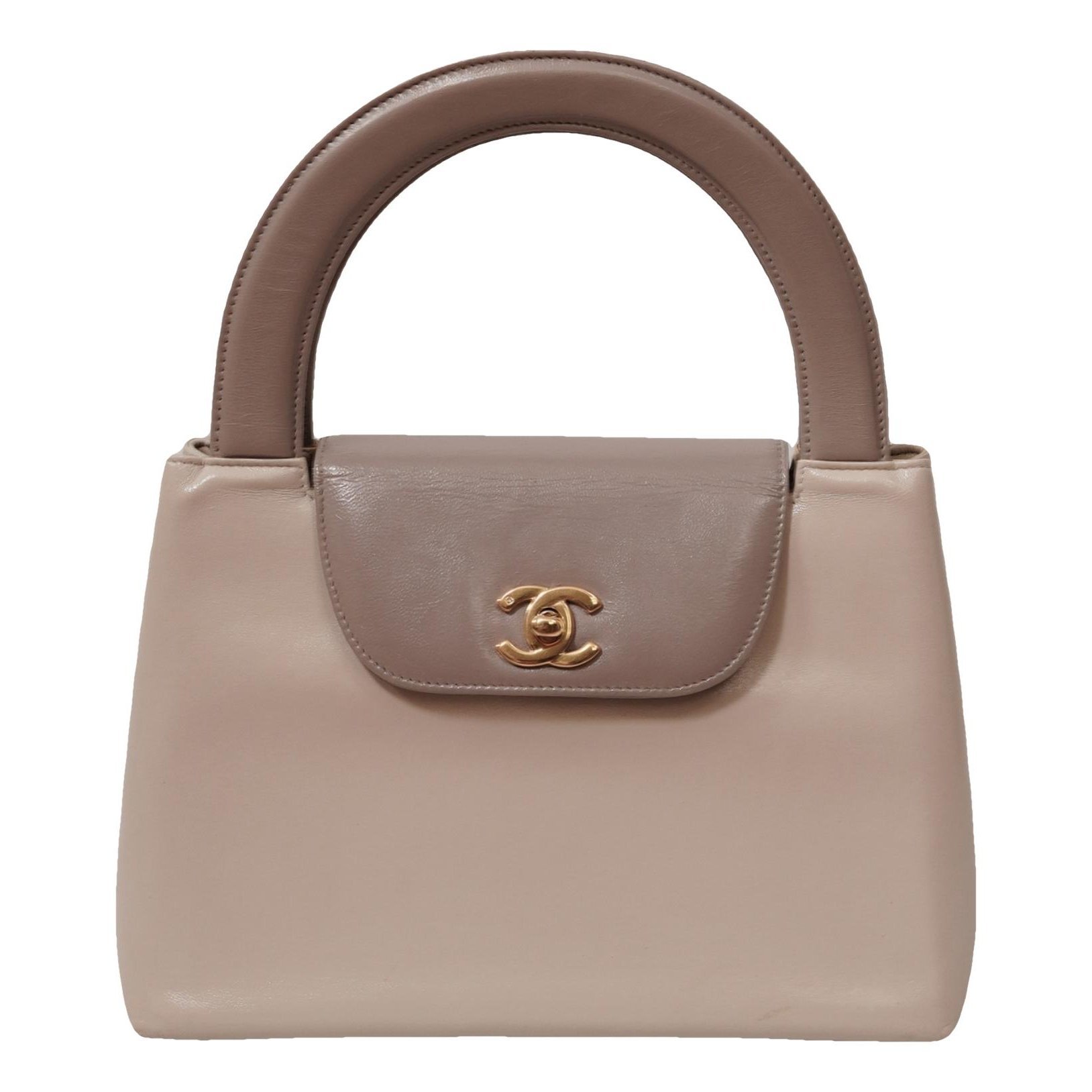 Mini Shopping leather handbag