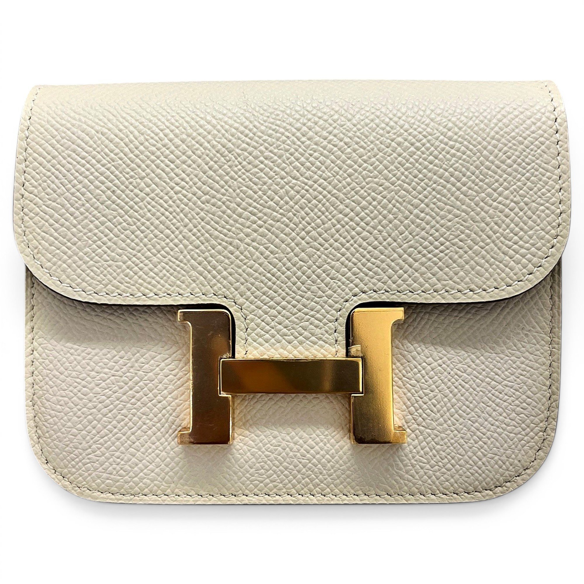 Constance leather clutch bag