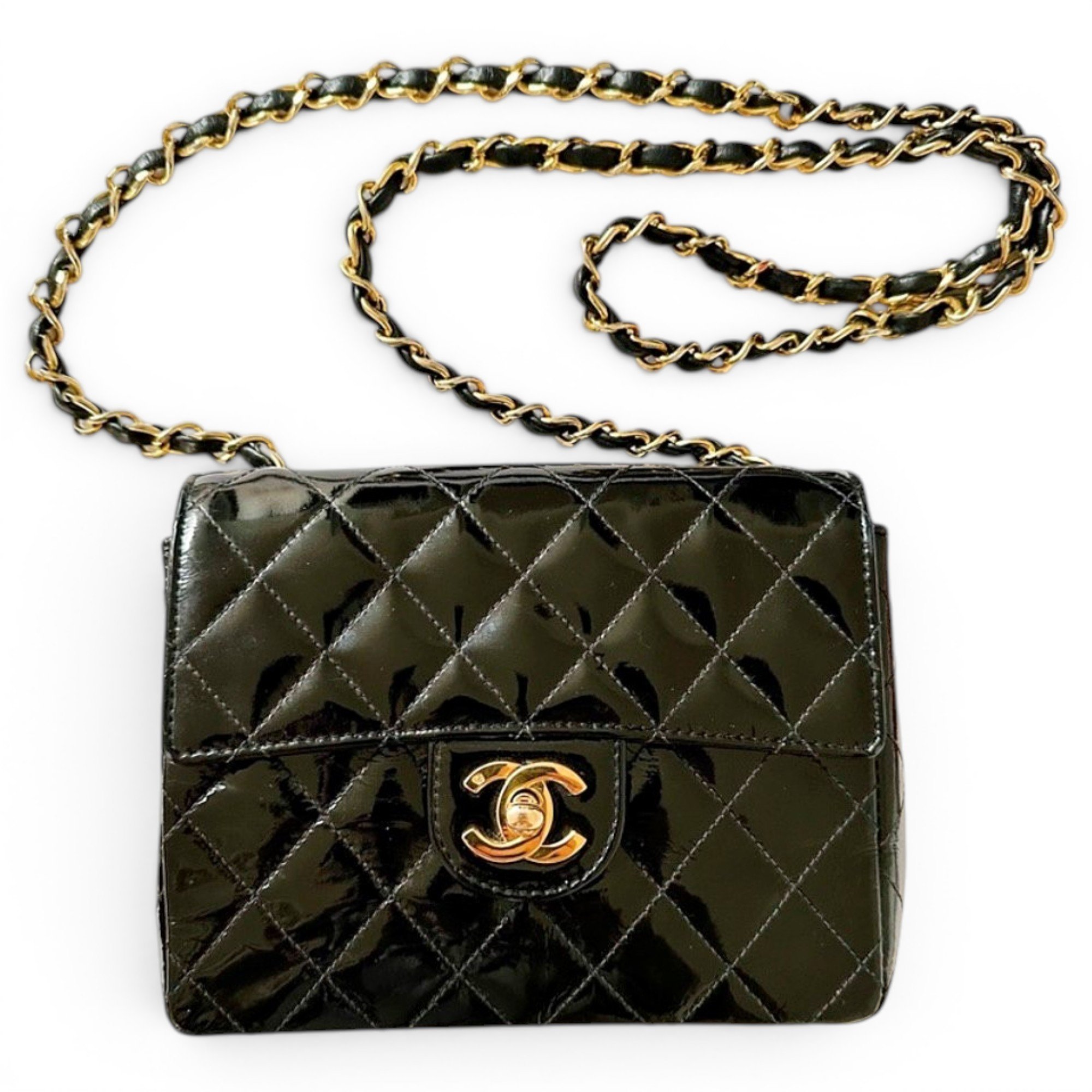 Timeless/Classique patent leather handbag