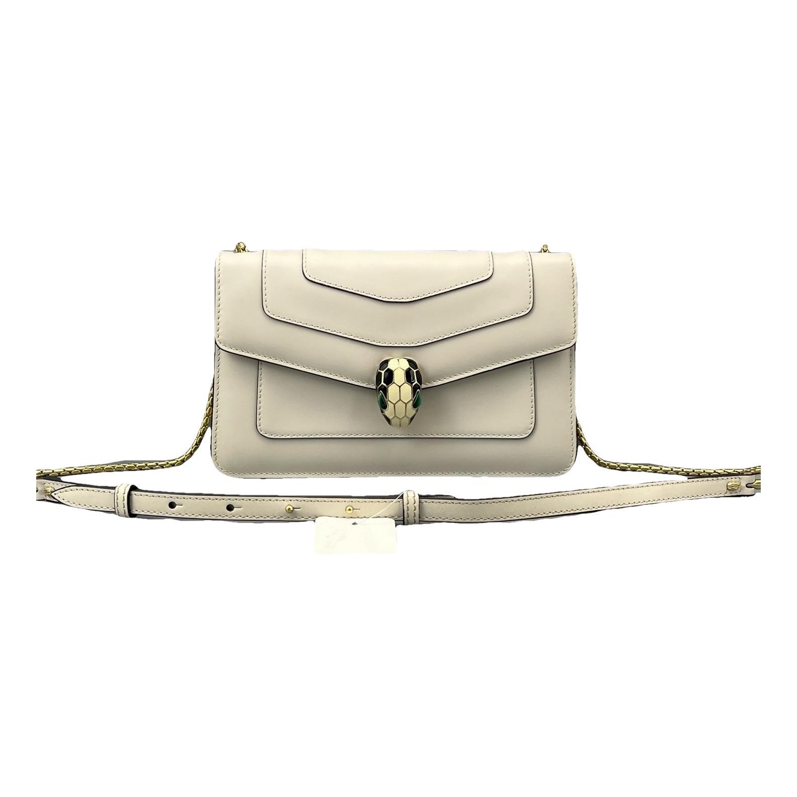 Serpenti leather handbag