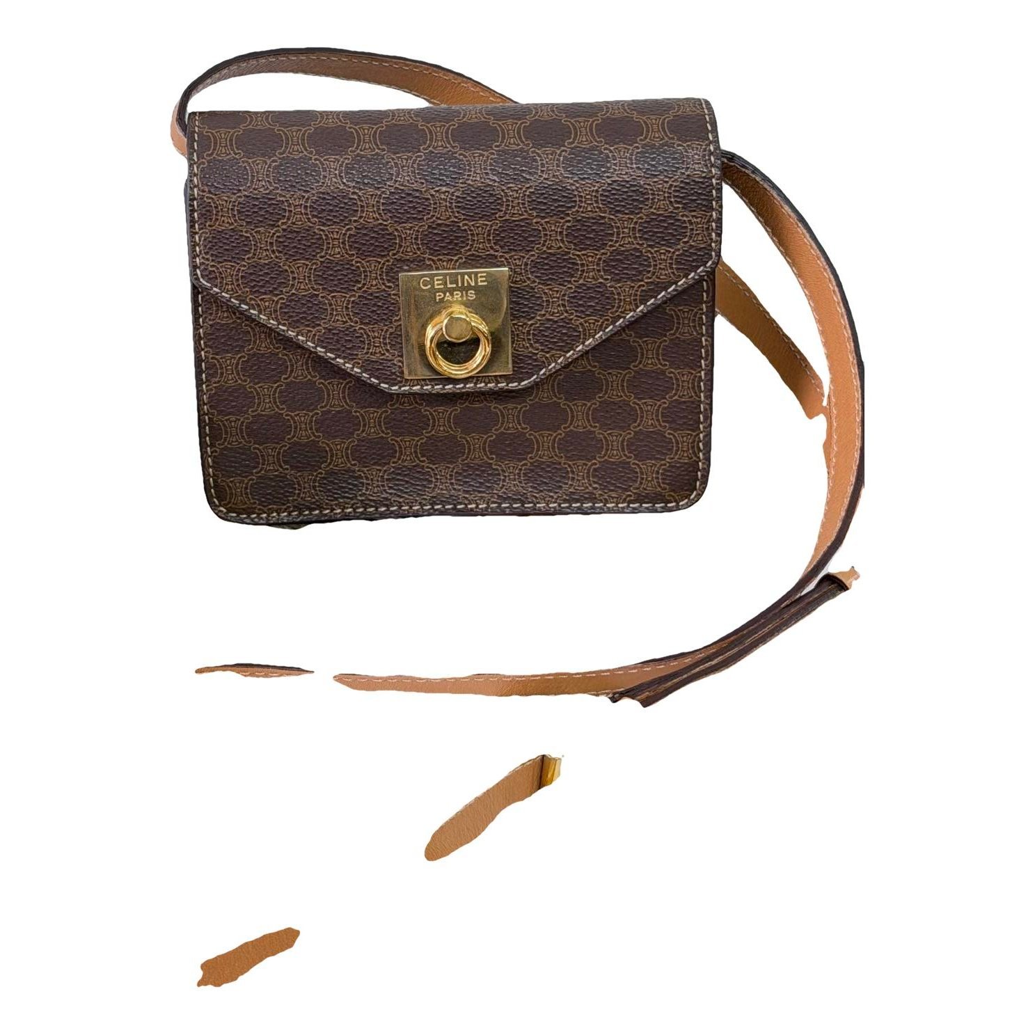 Leather crossbody bag