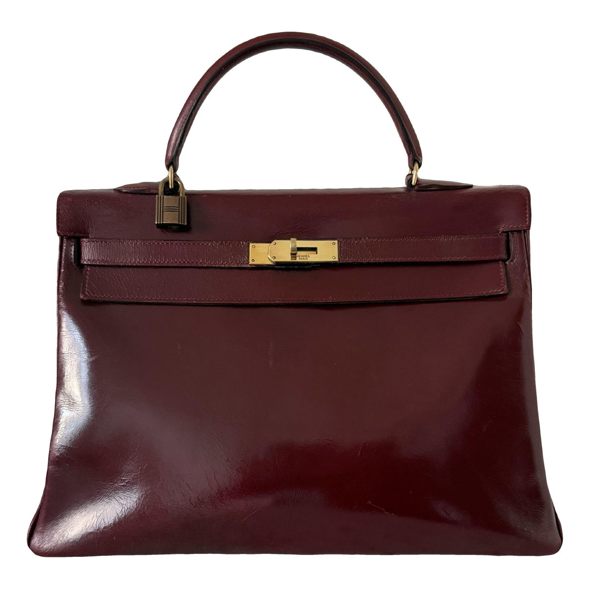 Kelly 35 leather handbag