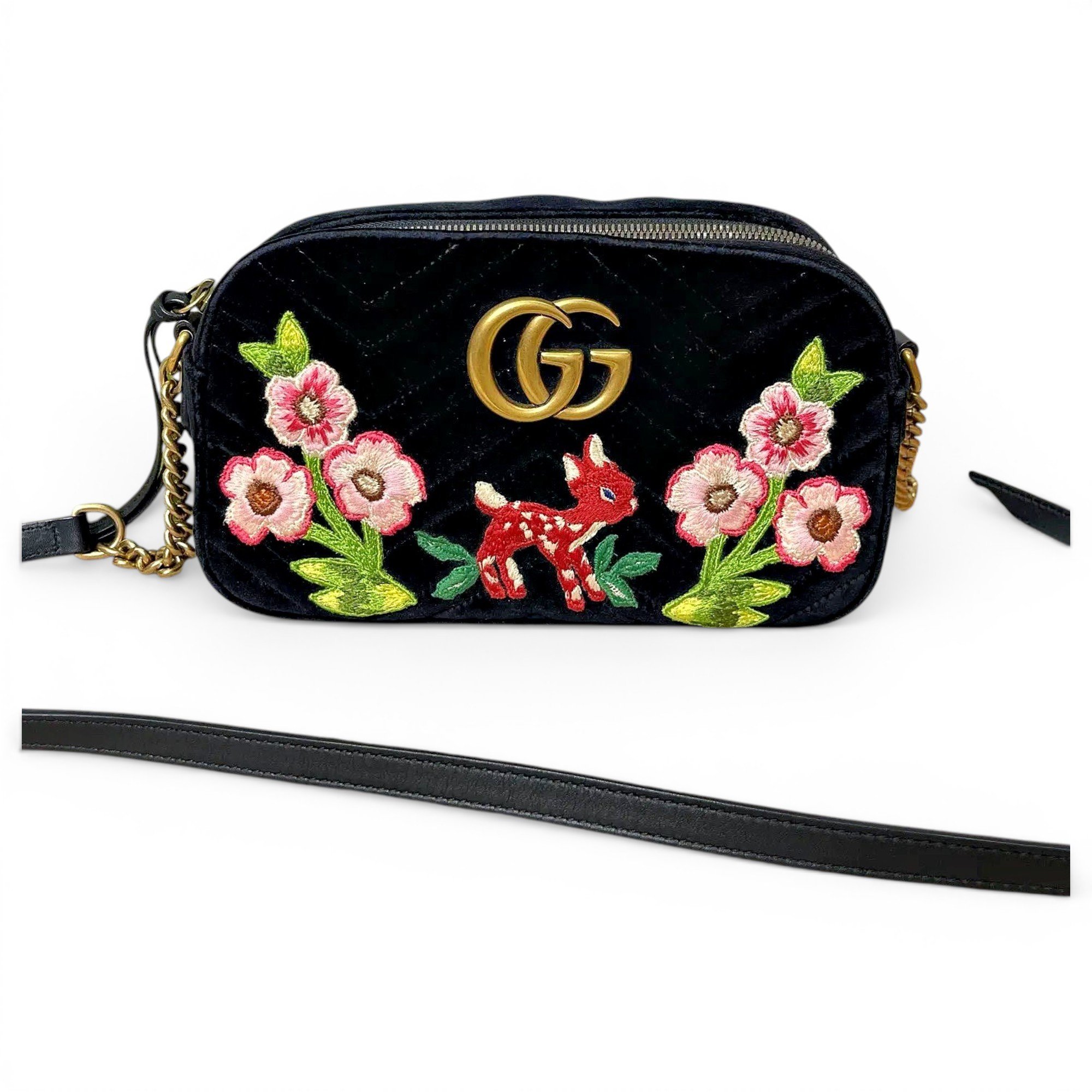 GG Marmont velvet handbag
