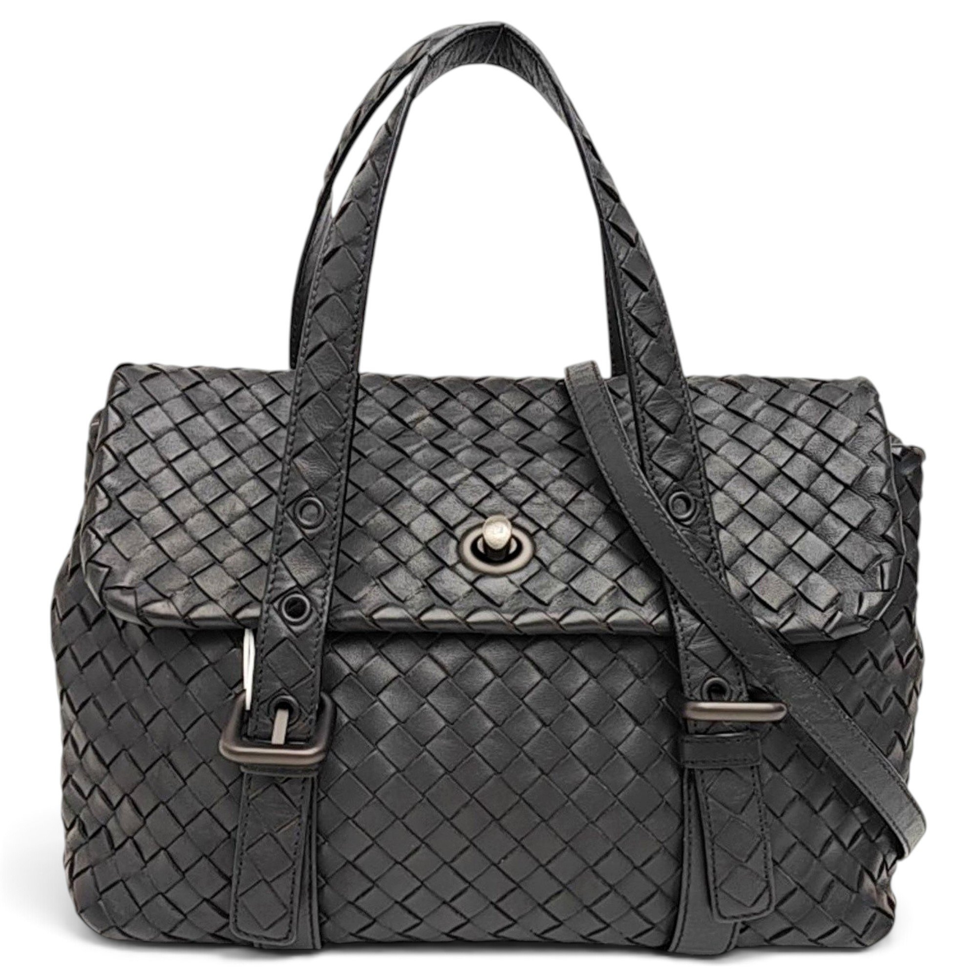 Leather handbag