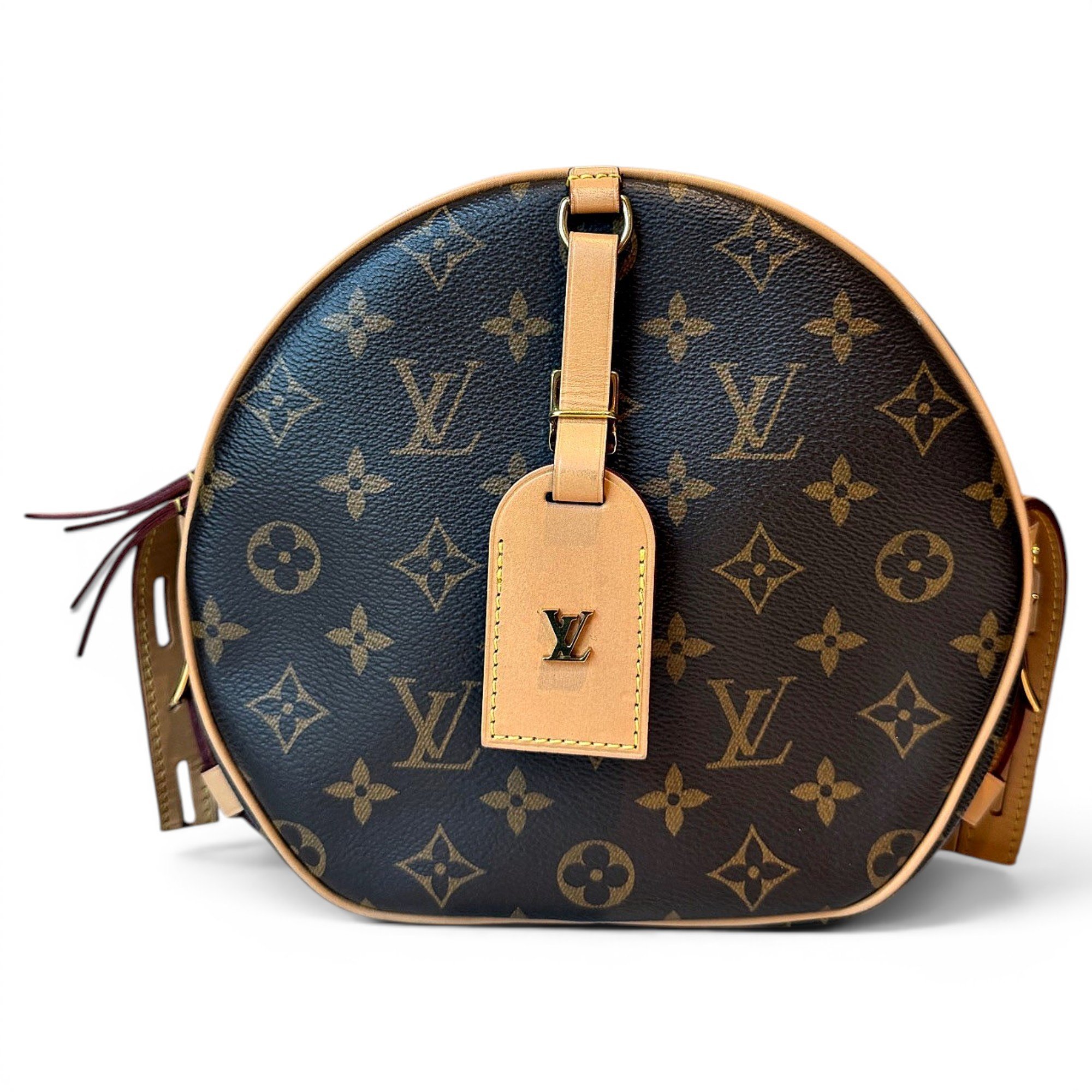 Boîte chapeau souple leather handbag