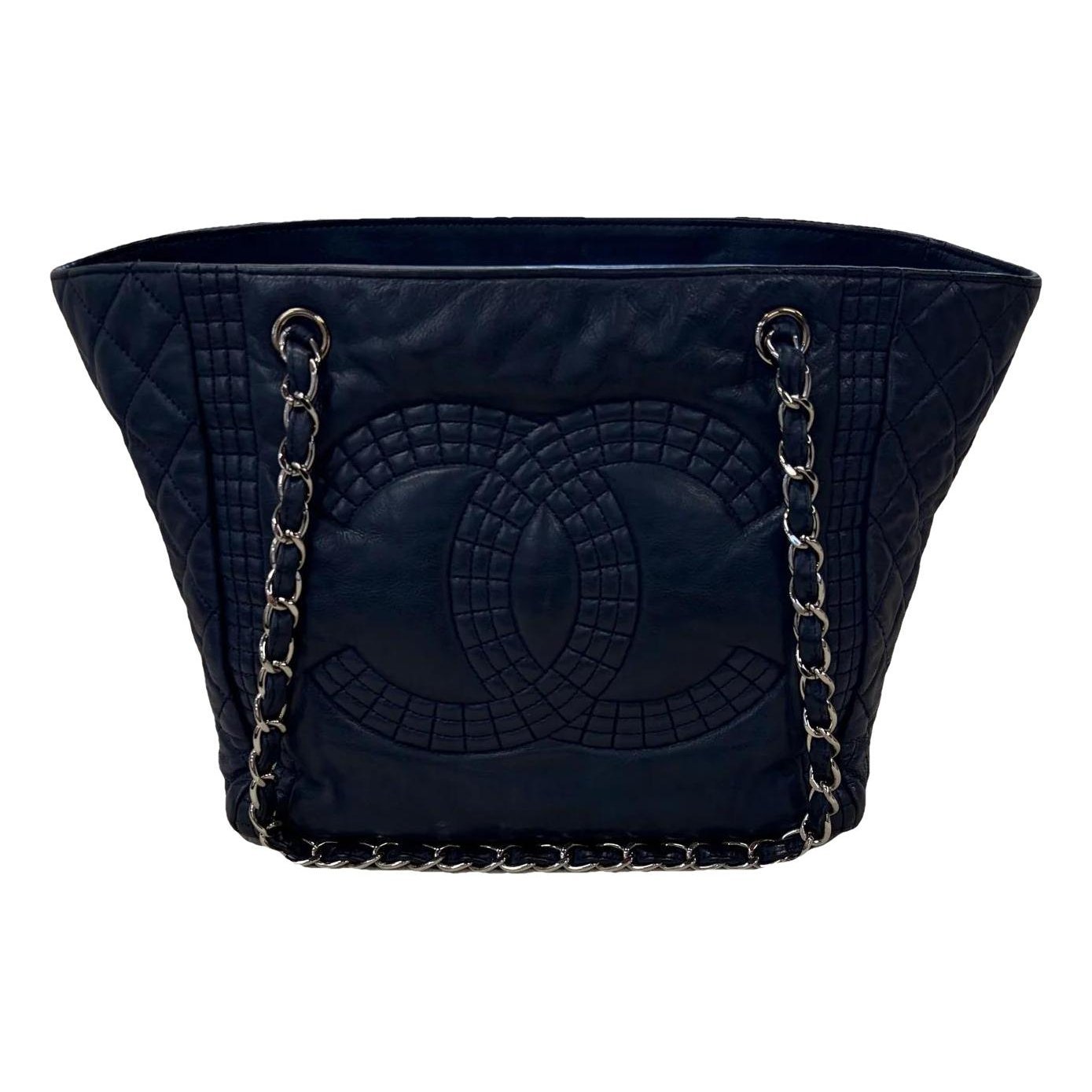 Leather tote