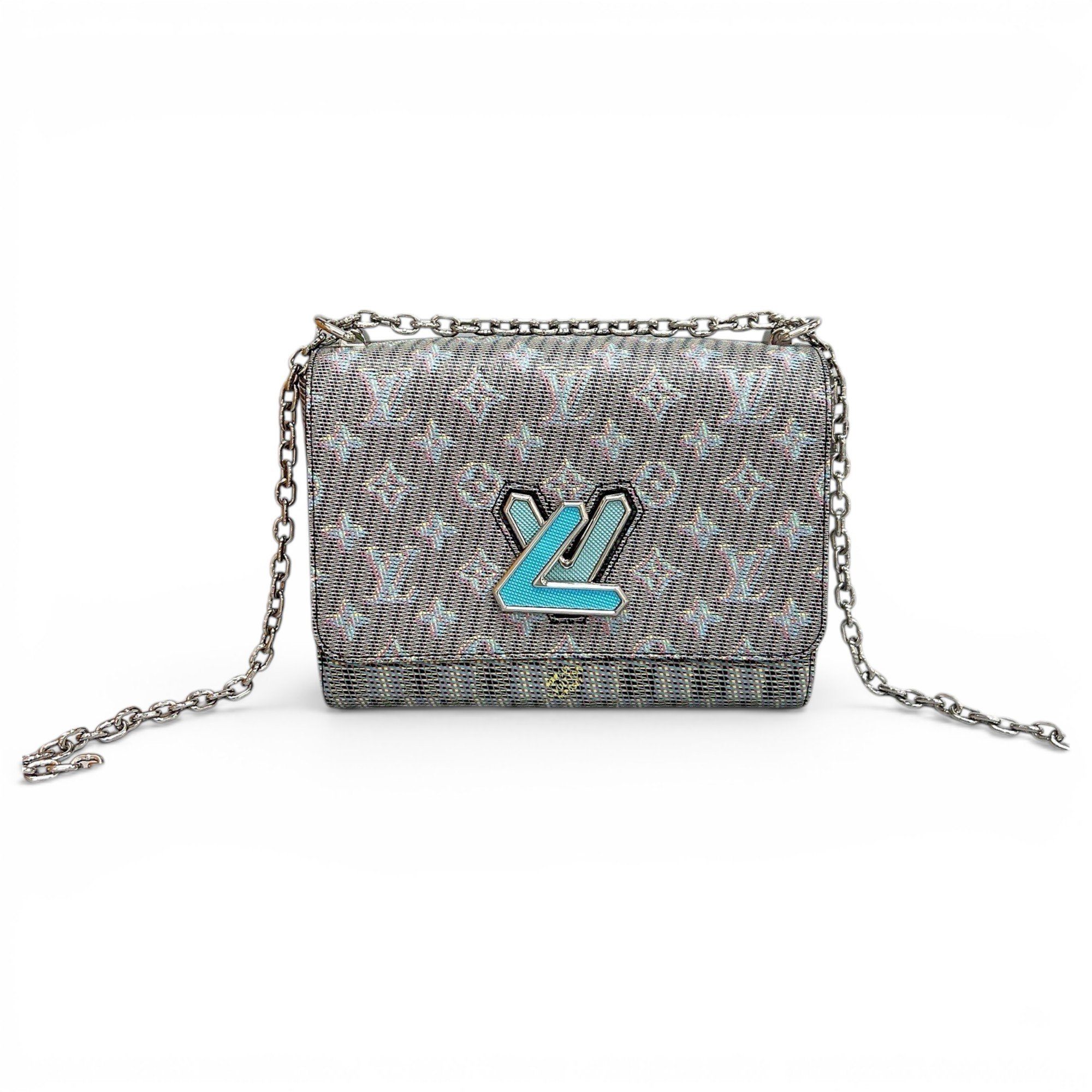 Twist leather handbag