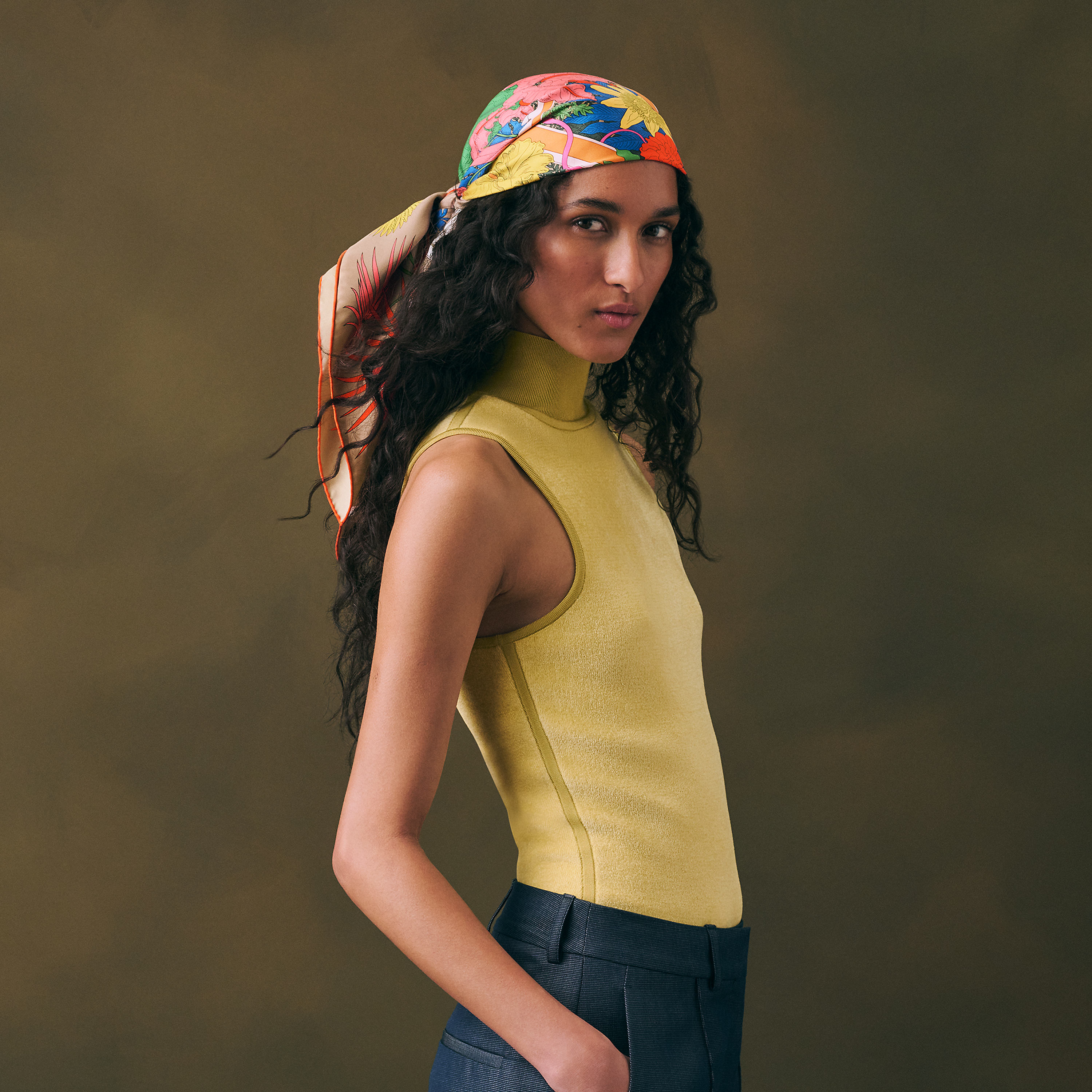 La Nature en Voyage scarf 90