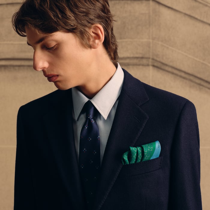 H Mors Pocket Square 45