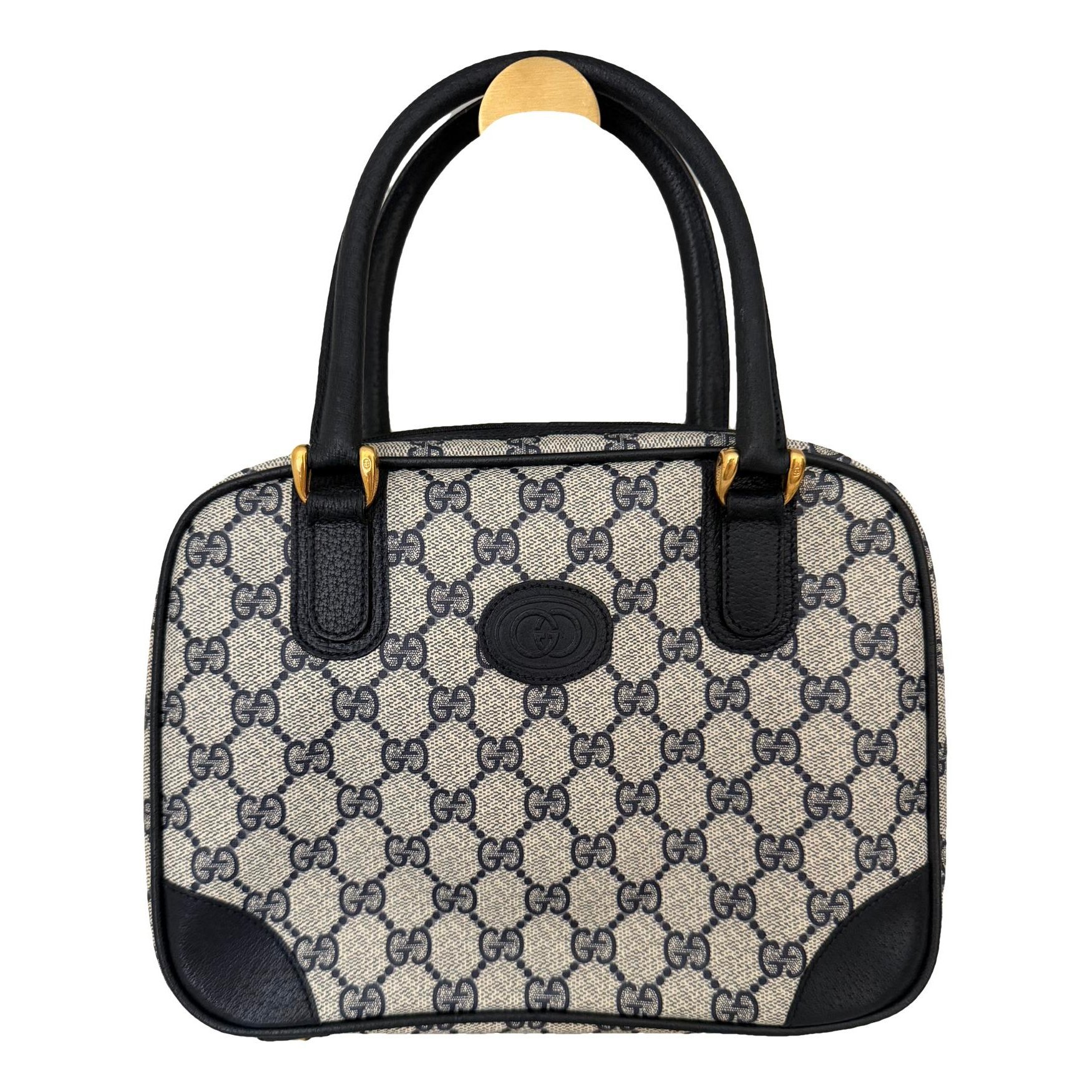 Boston leather handbag