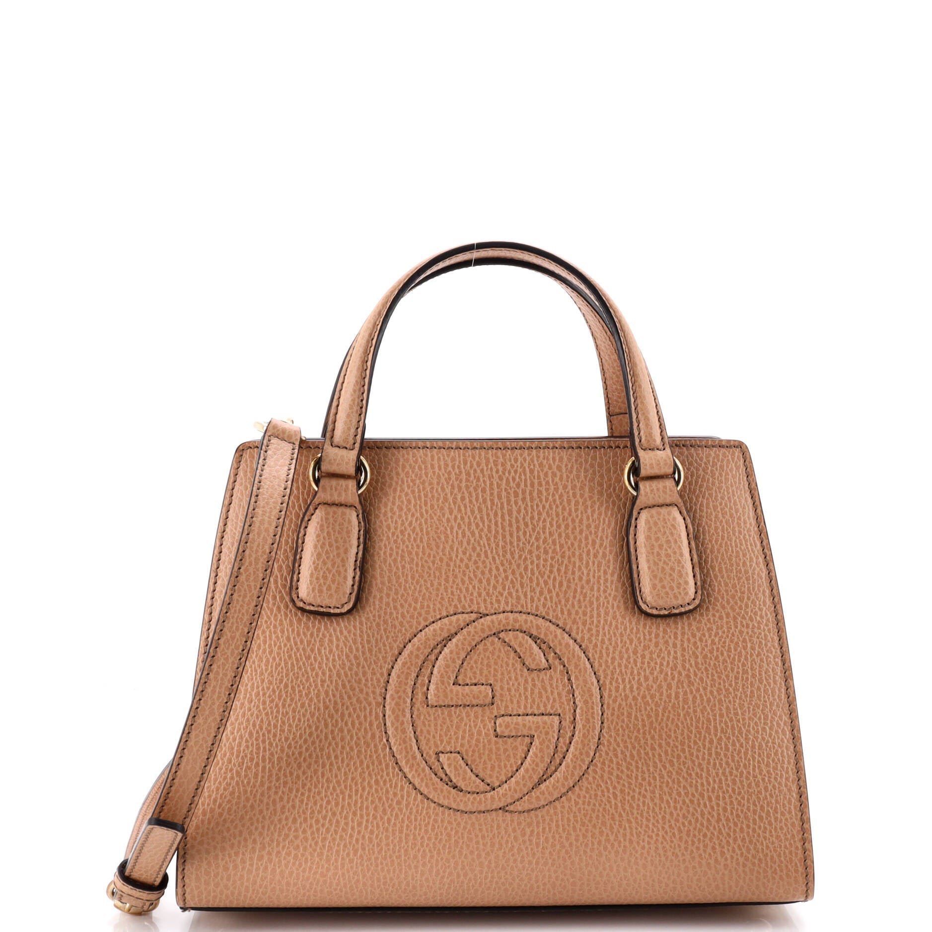 Soho Convertible Top Handle Satchel Leather Small