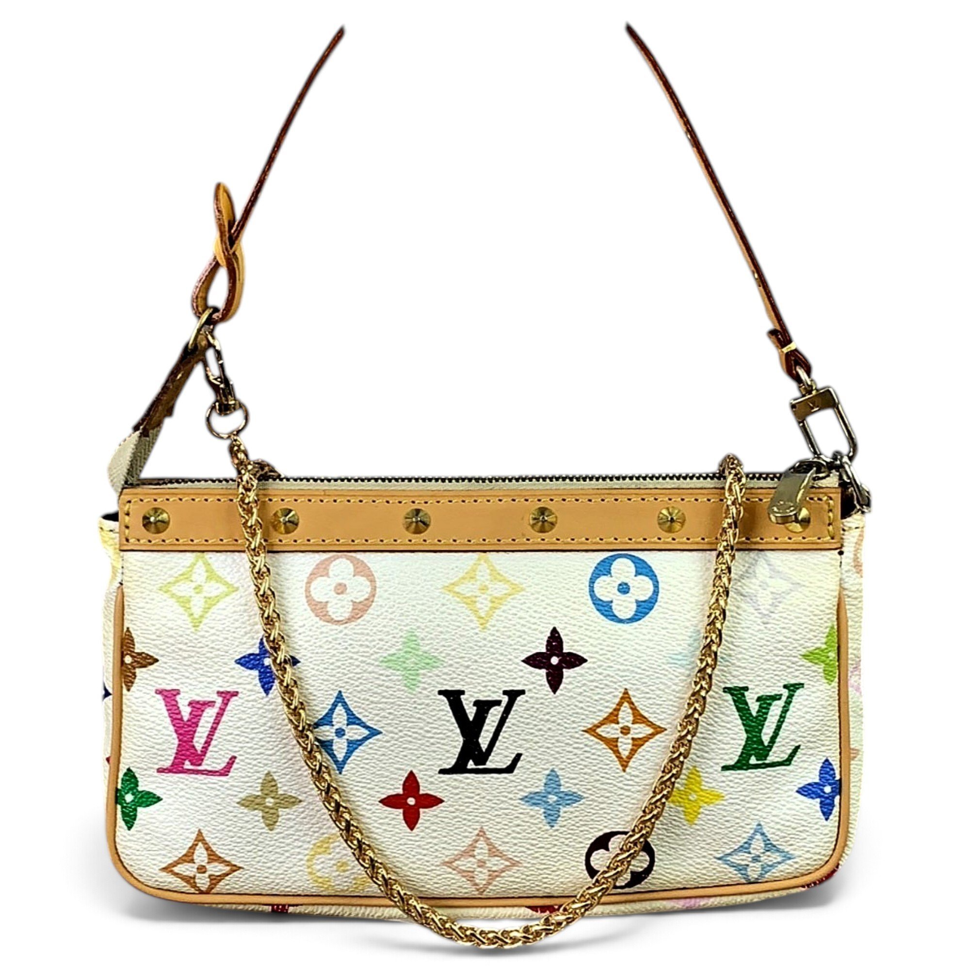 Pochette Accessoire leather handbag