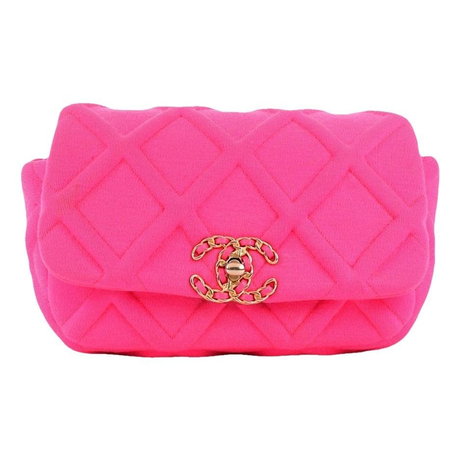 Chanel 19 cloth handbag