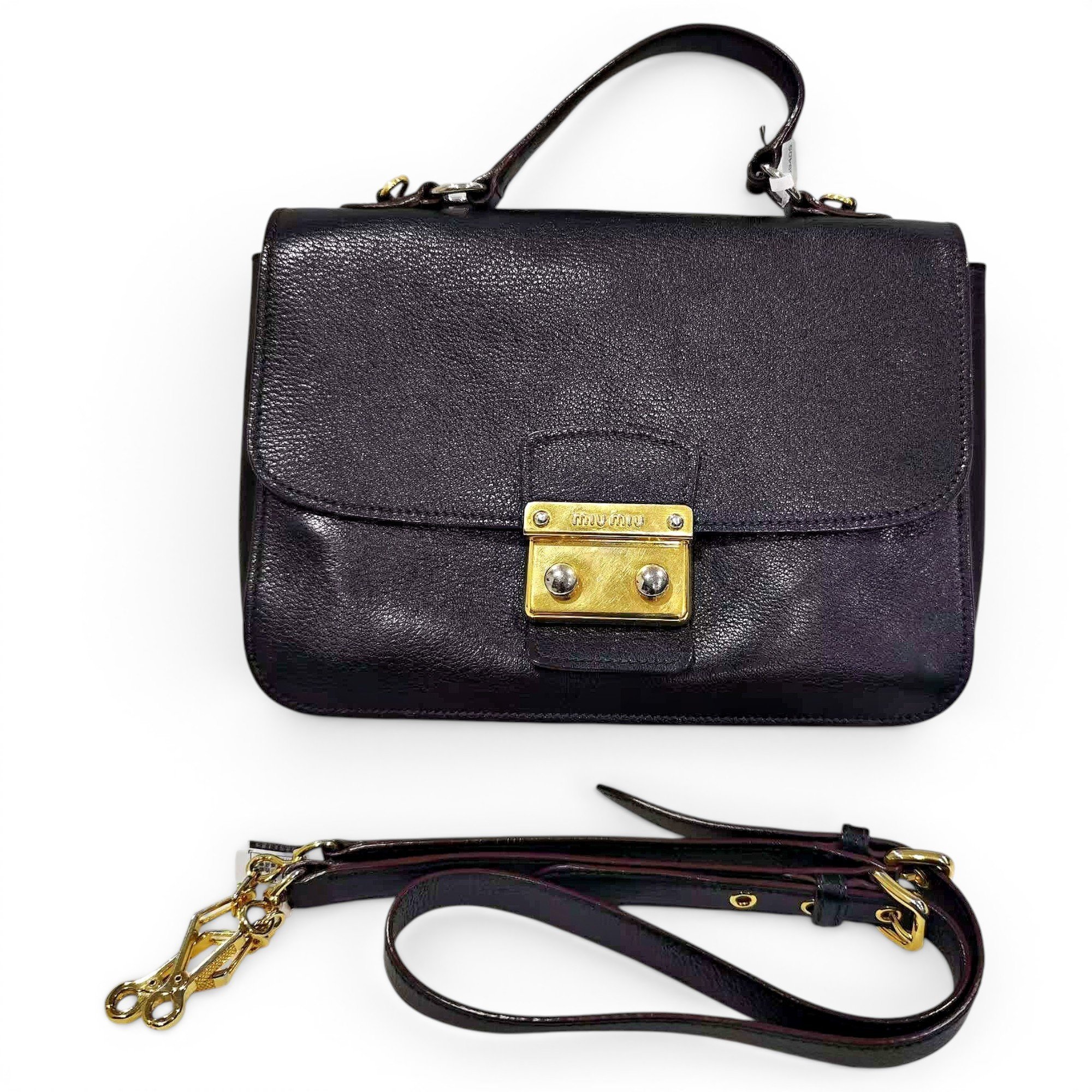Leather handbag