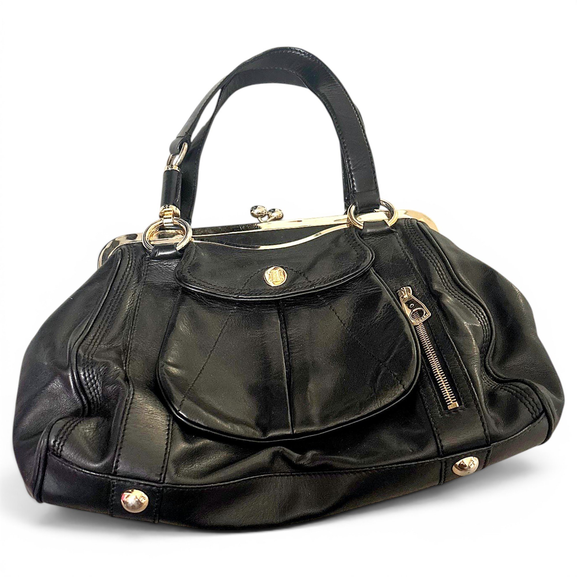Leather handbag
