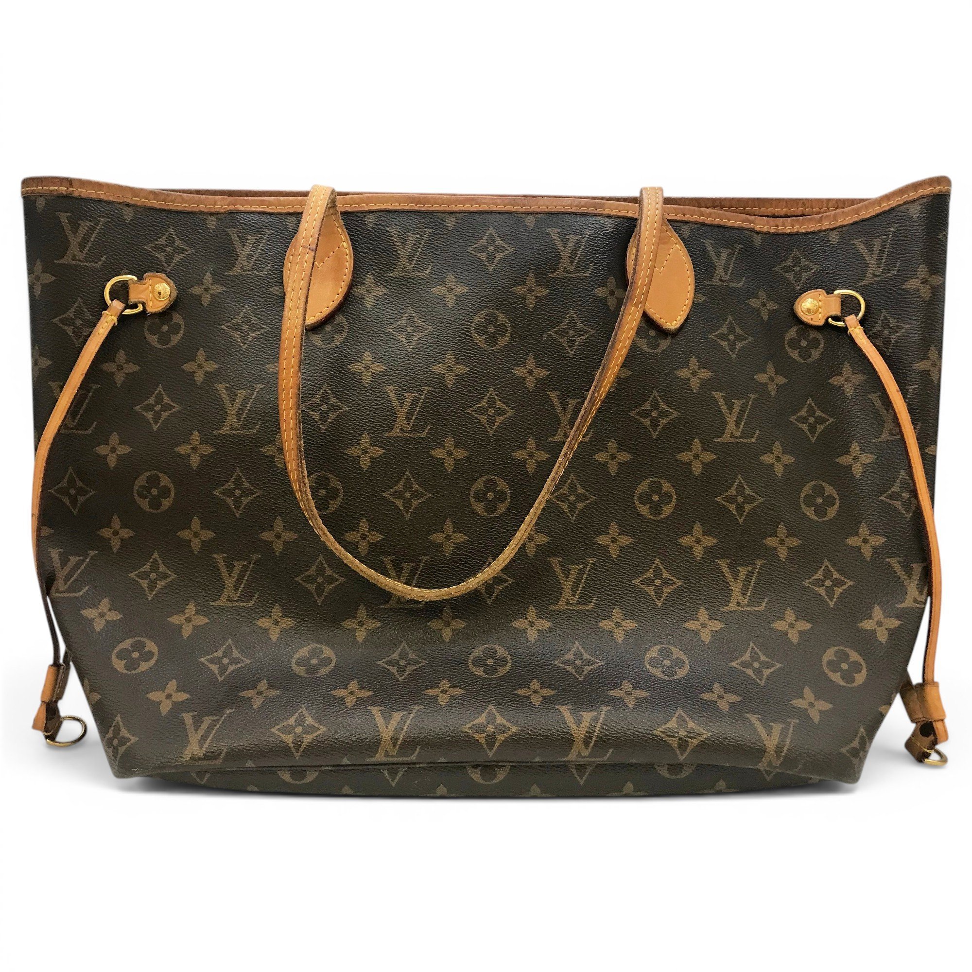 Louis Vuitton Neverfull leather tote