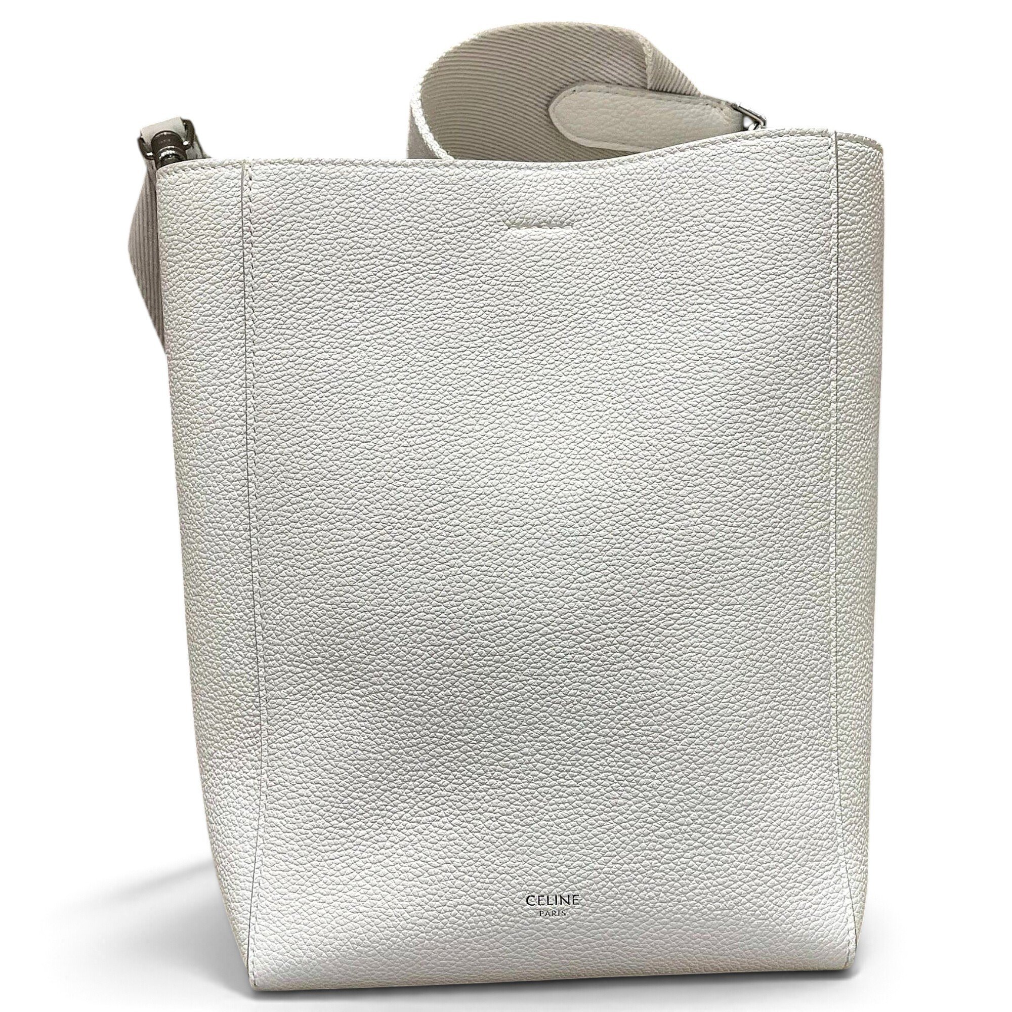 Seau Sangle leather handbag