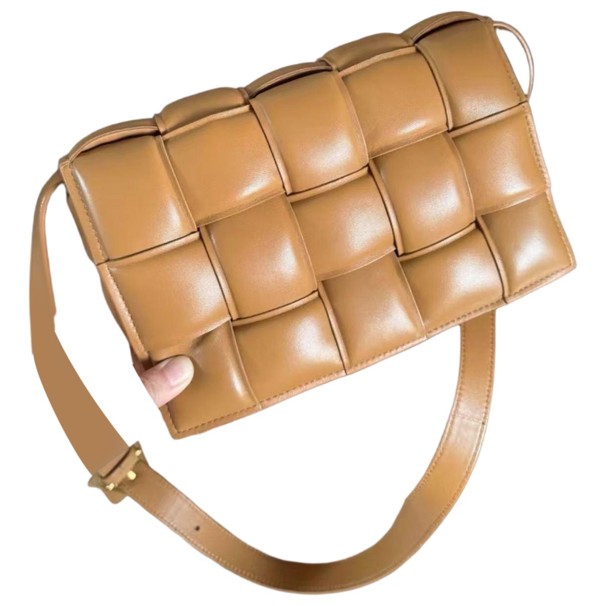 Cassette Padded leather handbag