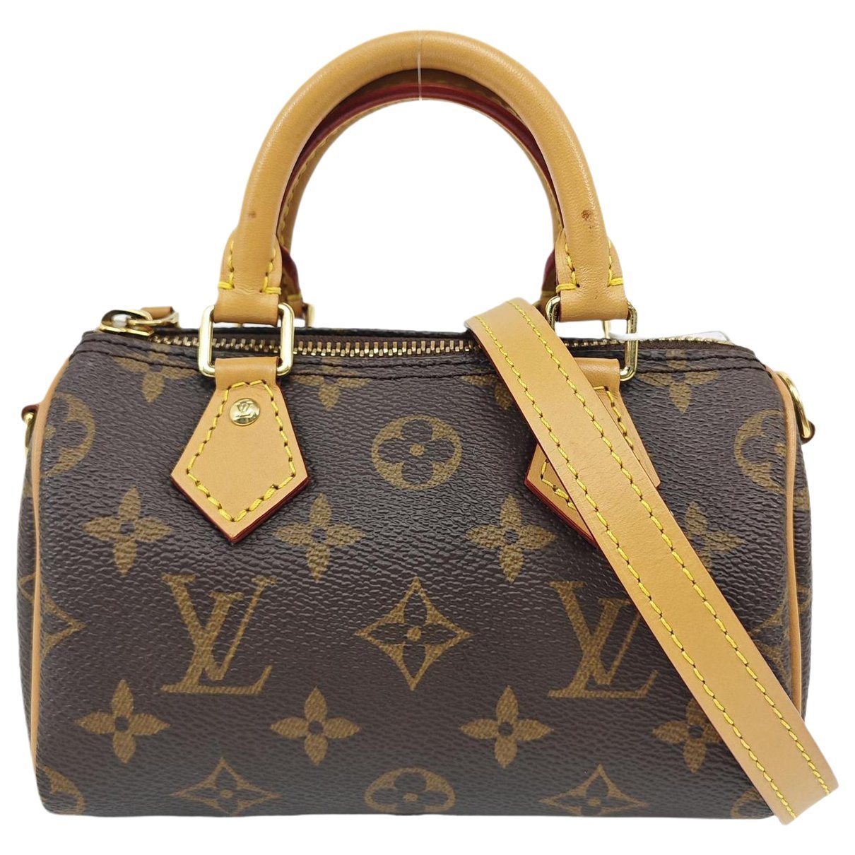 Nano Speedy / Mini HL leather handbag