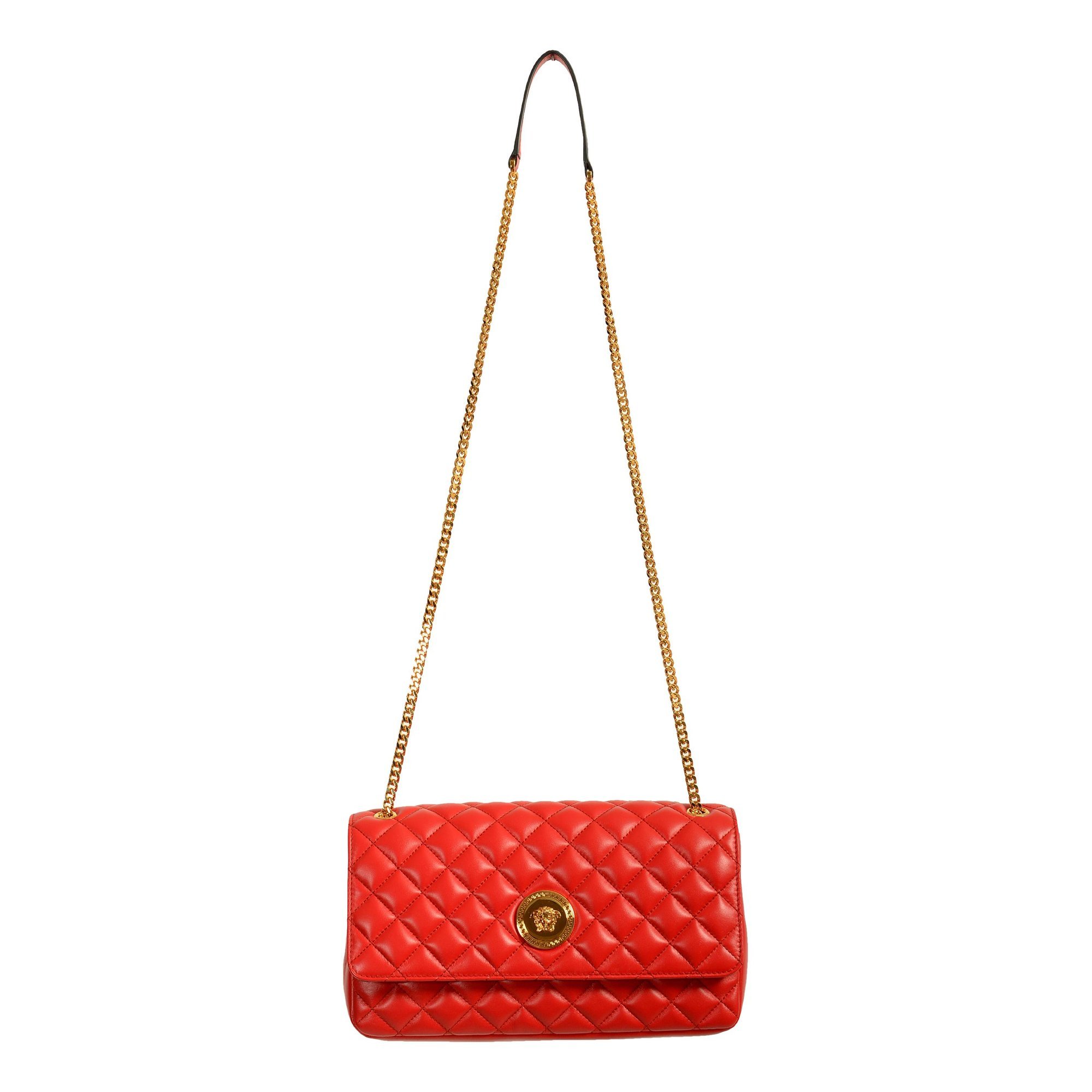 Versace La Medusa leather handbag