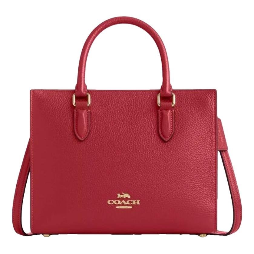 Leather tote