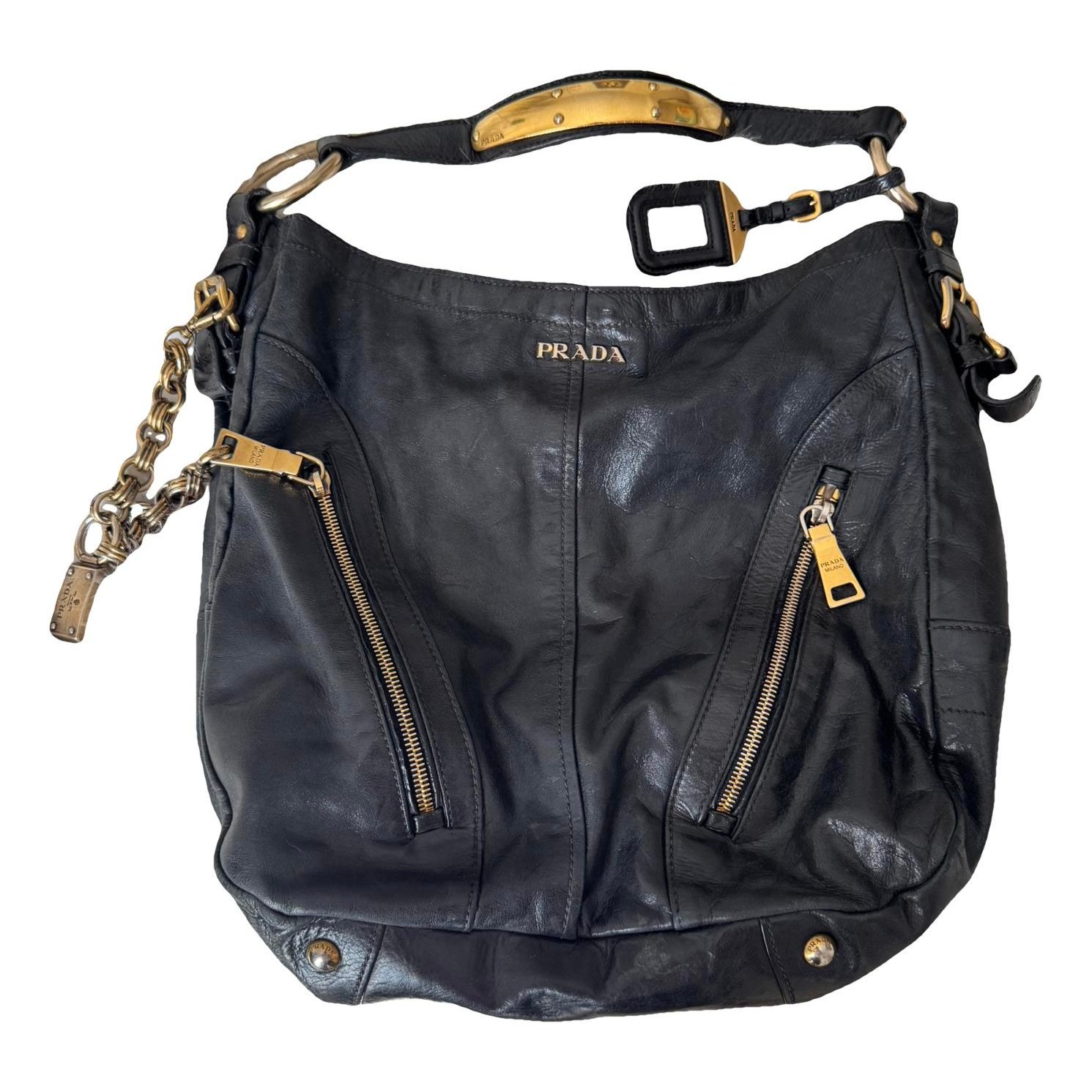 Leather handbag
