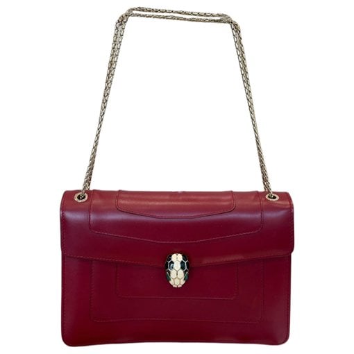 Serpenti leather handbag
