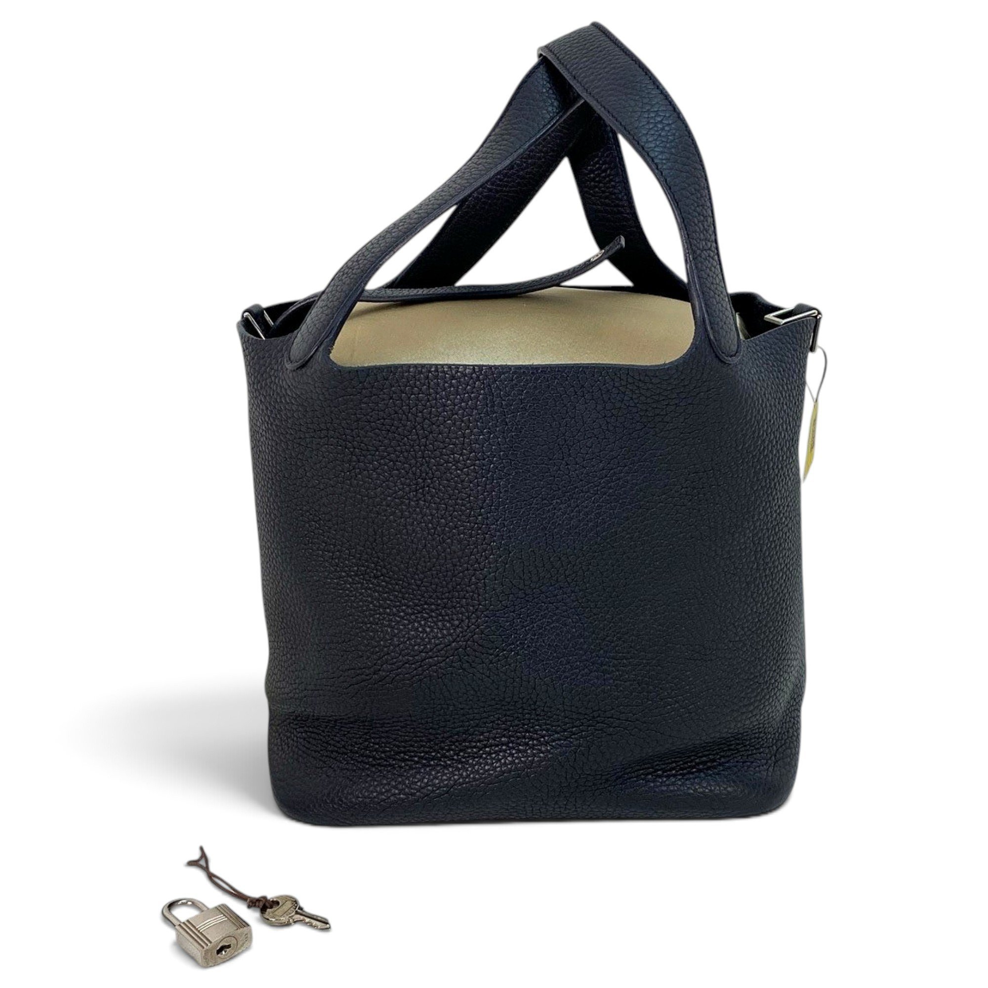 Picotin leather handbag