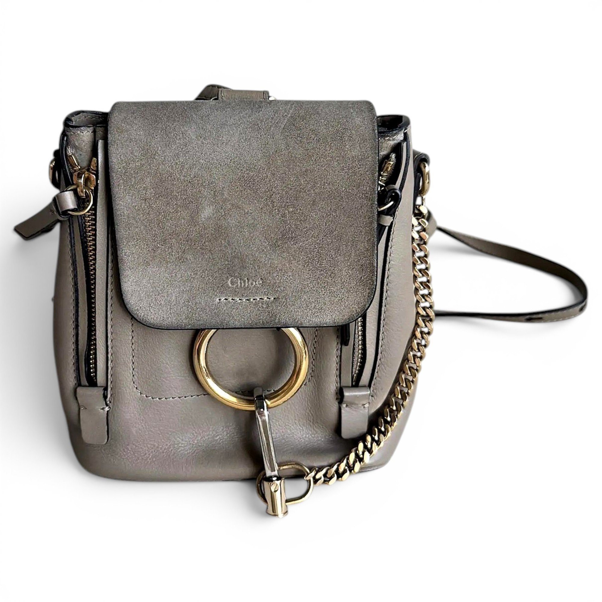 Faye leather backpack