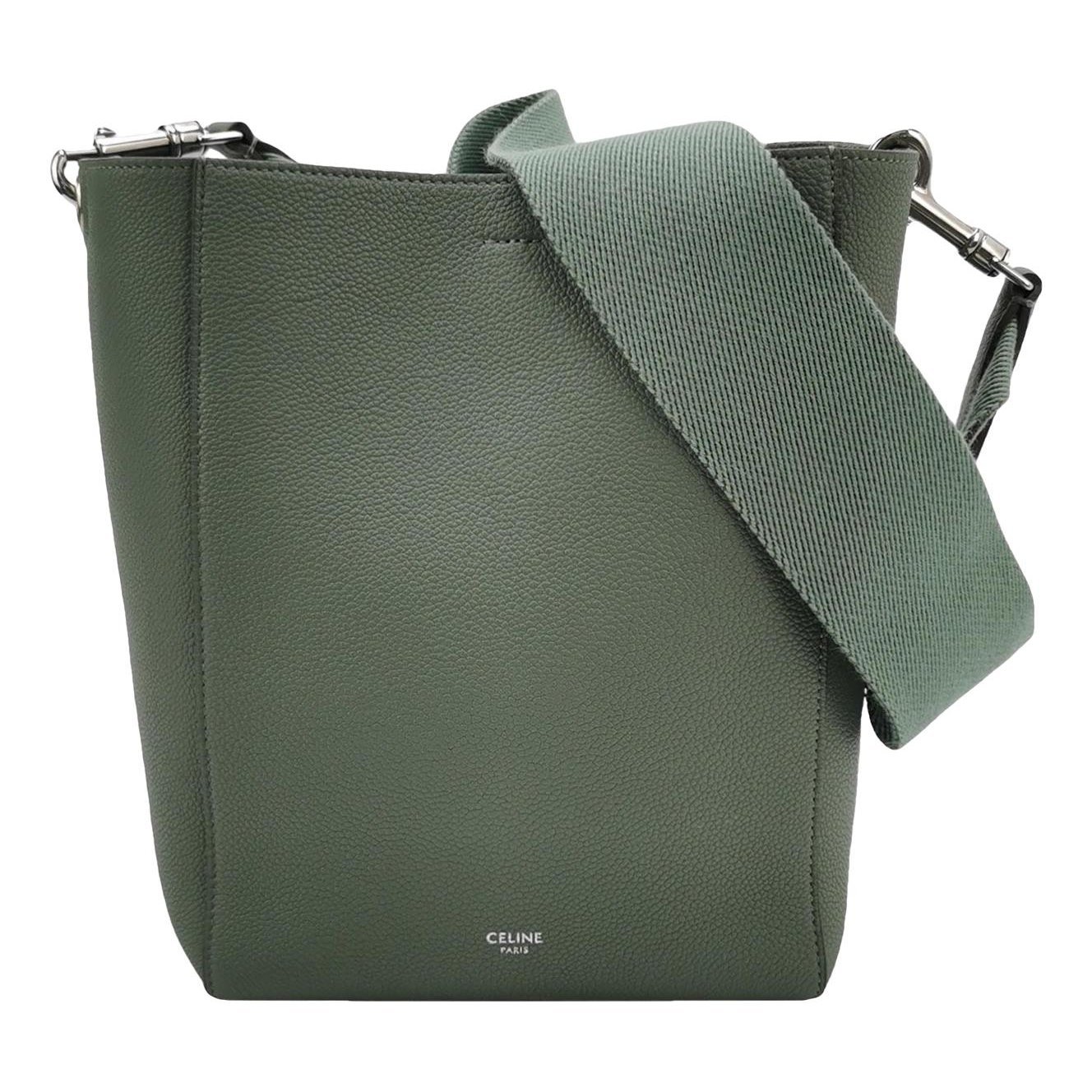 Seau Sangle leather handbag