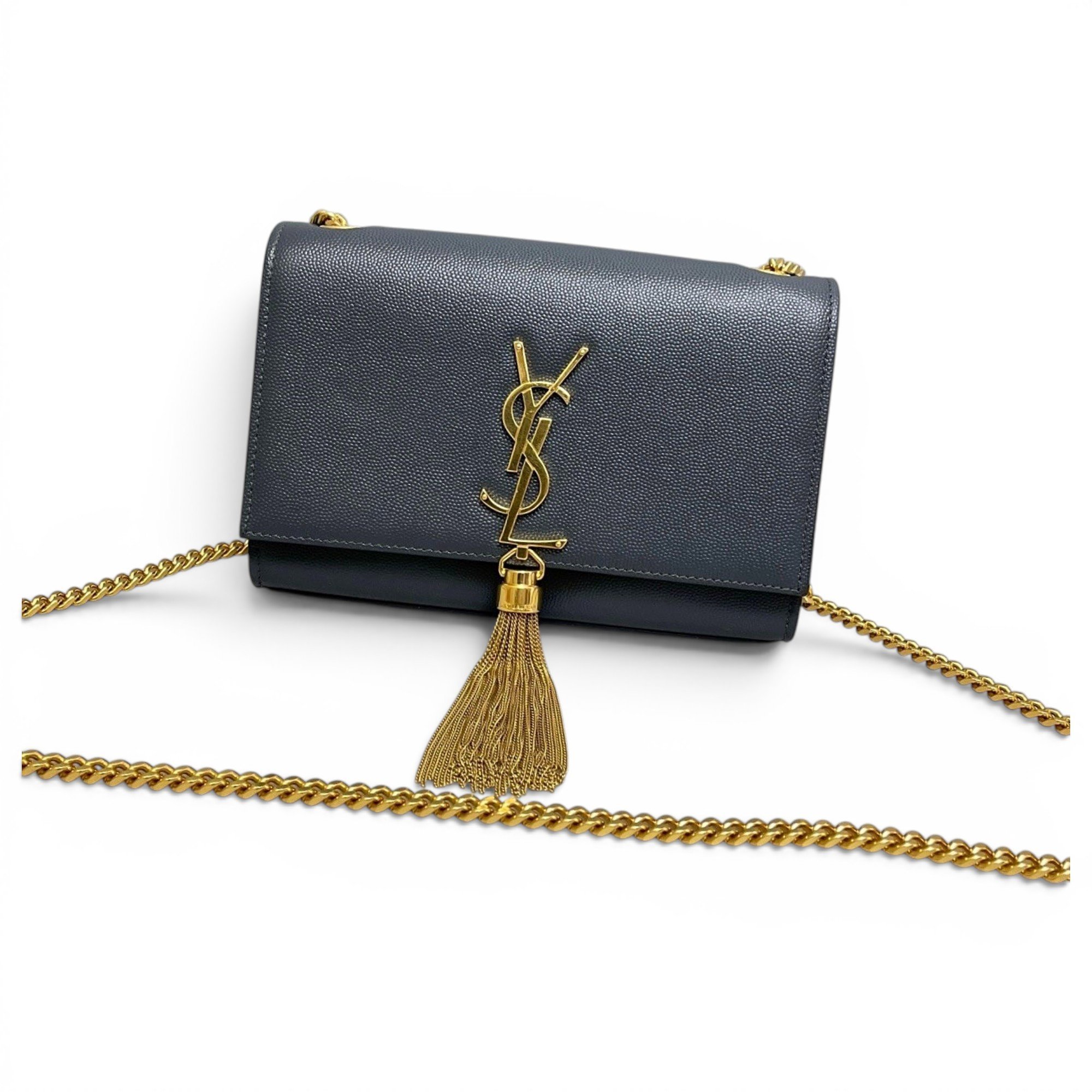 Pompom Kate leather handbag