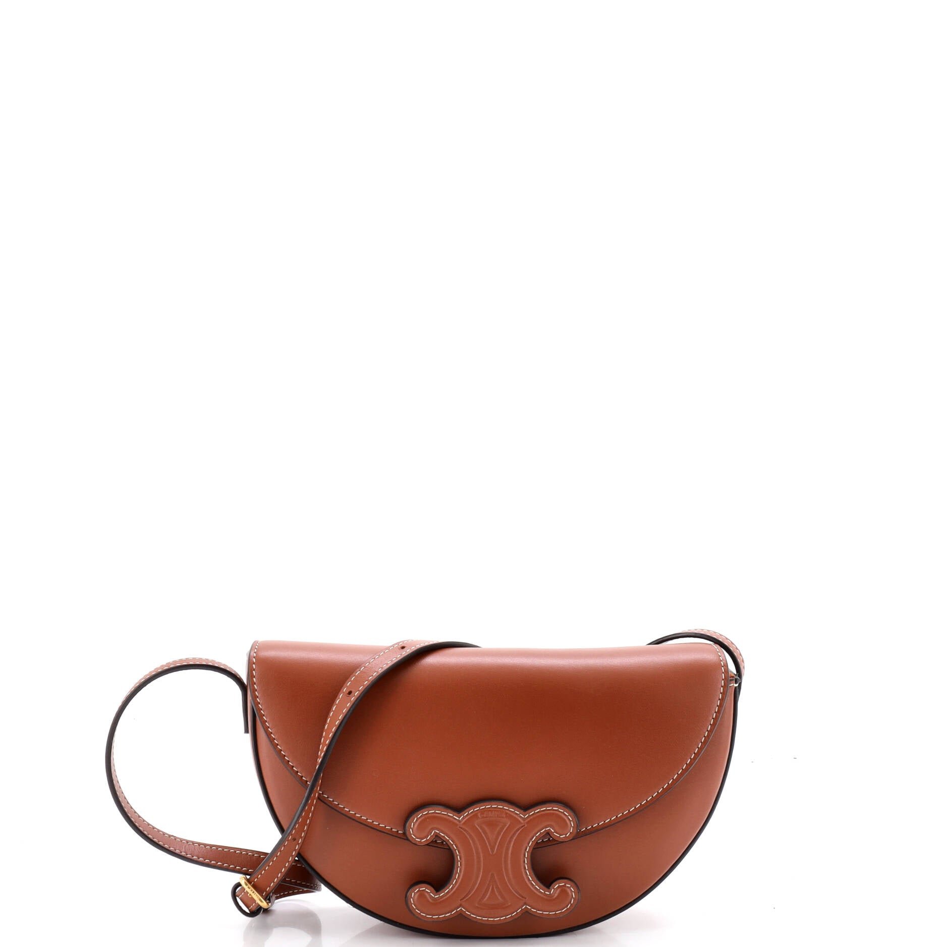 Cuir Triomphe Besace Flap Bag Leather