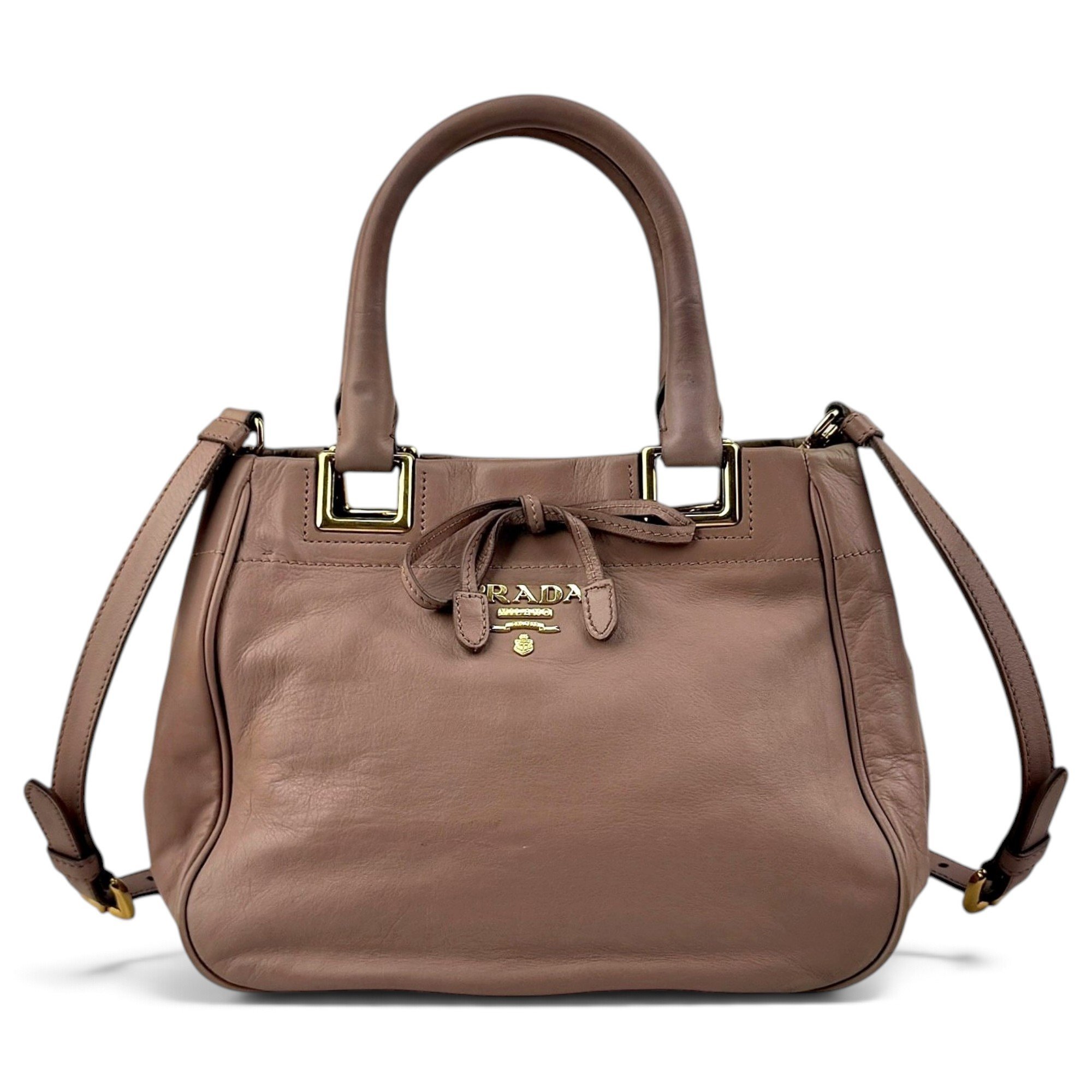 Leather handbag