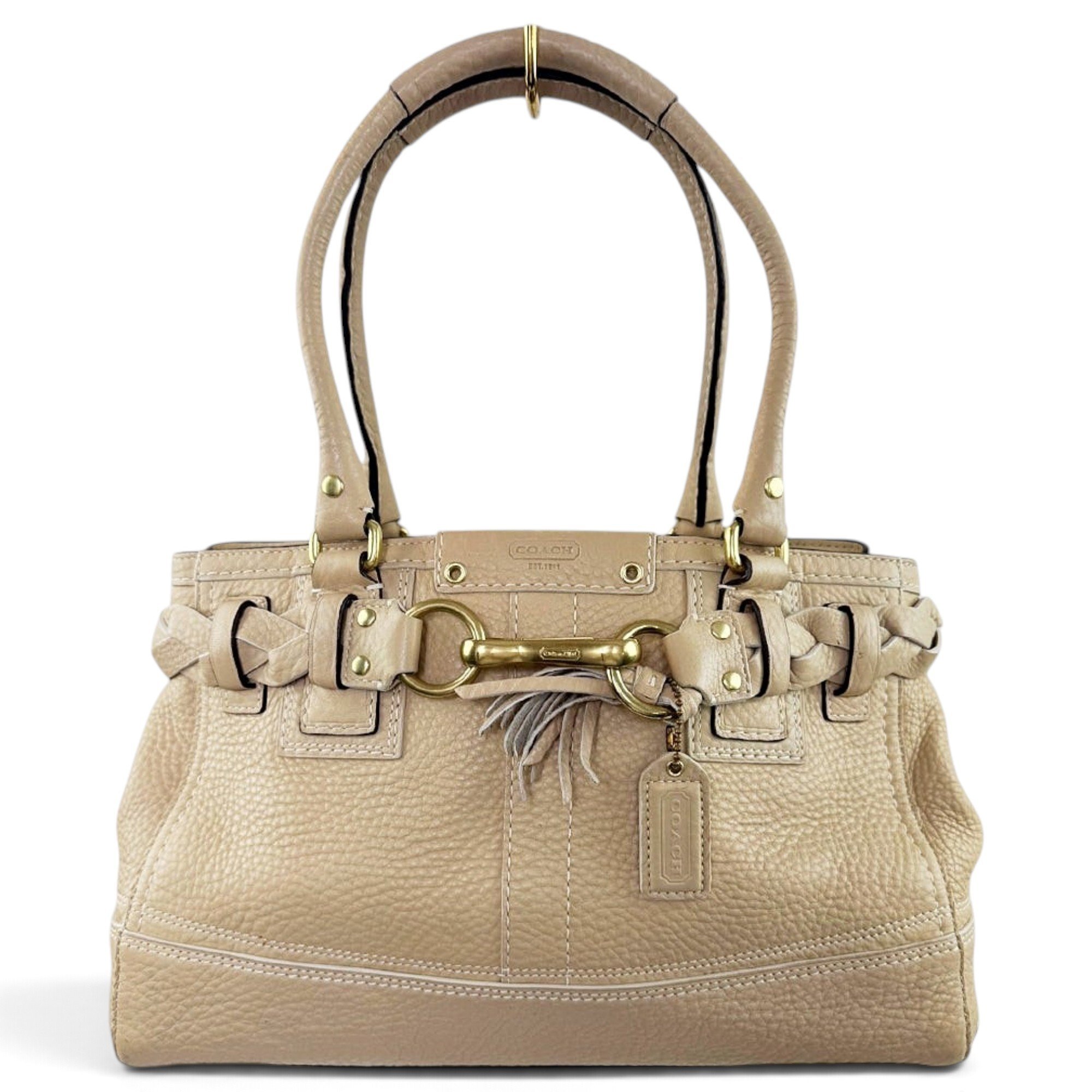 Leather tote