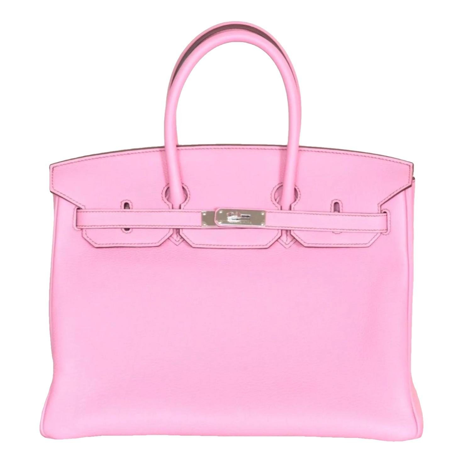 Birkin 35 leather handbag