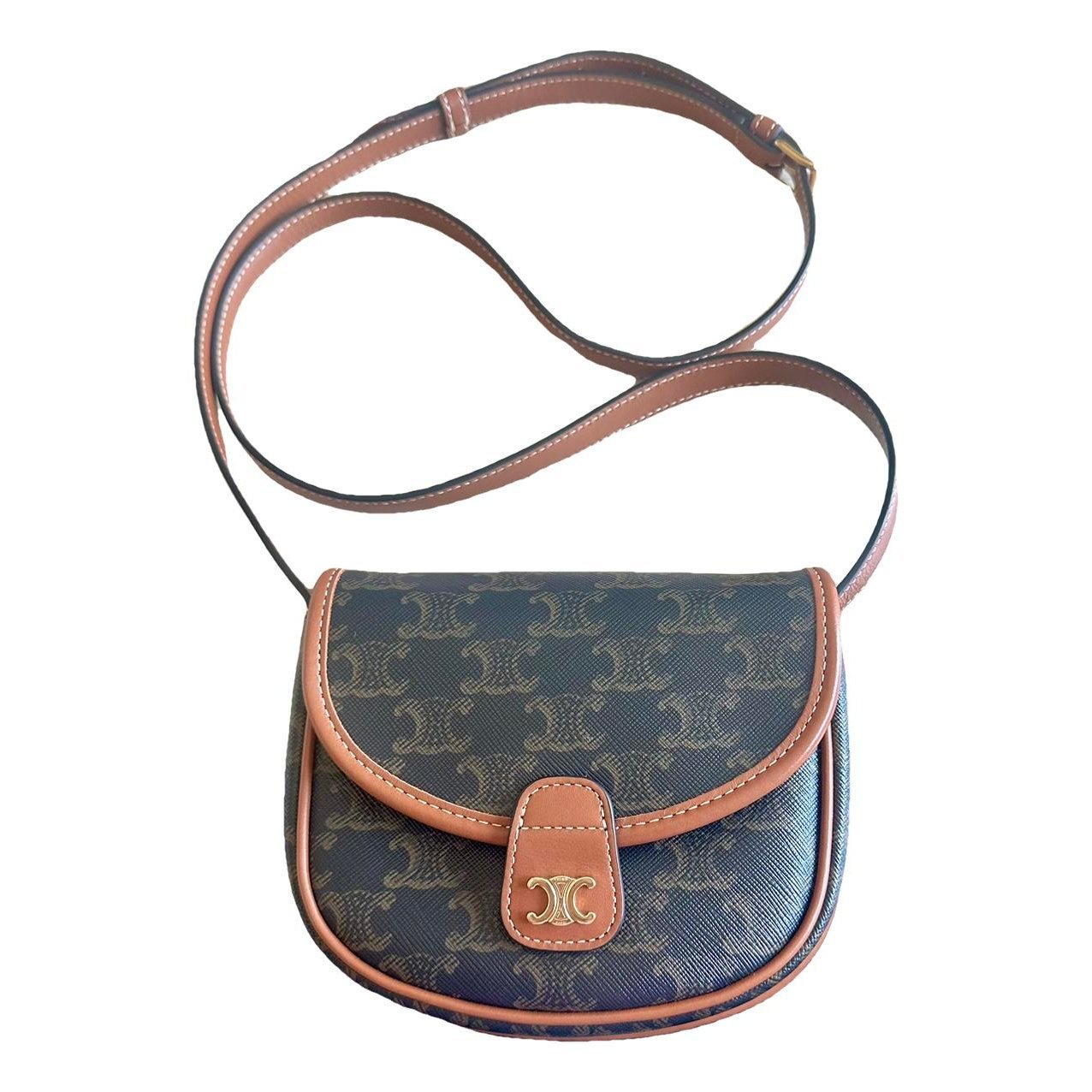 Triomphe leather handbag